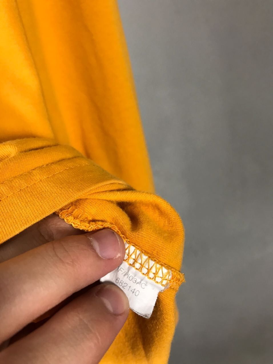 Vintage Nike swoosh streetwear vintage yellow longsleeve Size US S / EU 44-46 / 1 - 7 Thumbnail