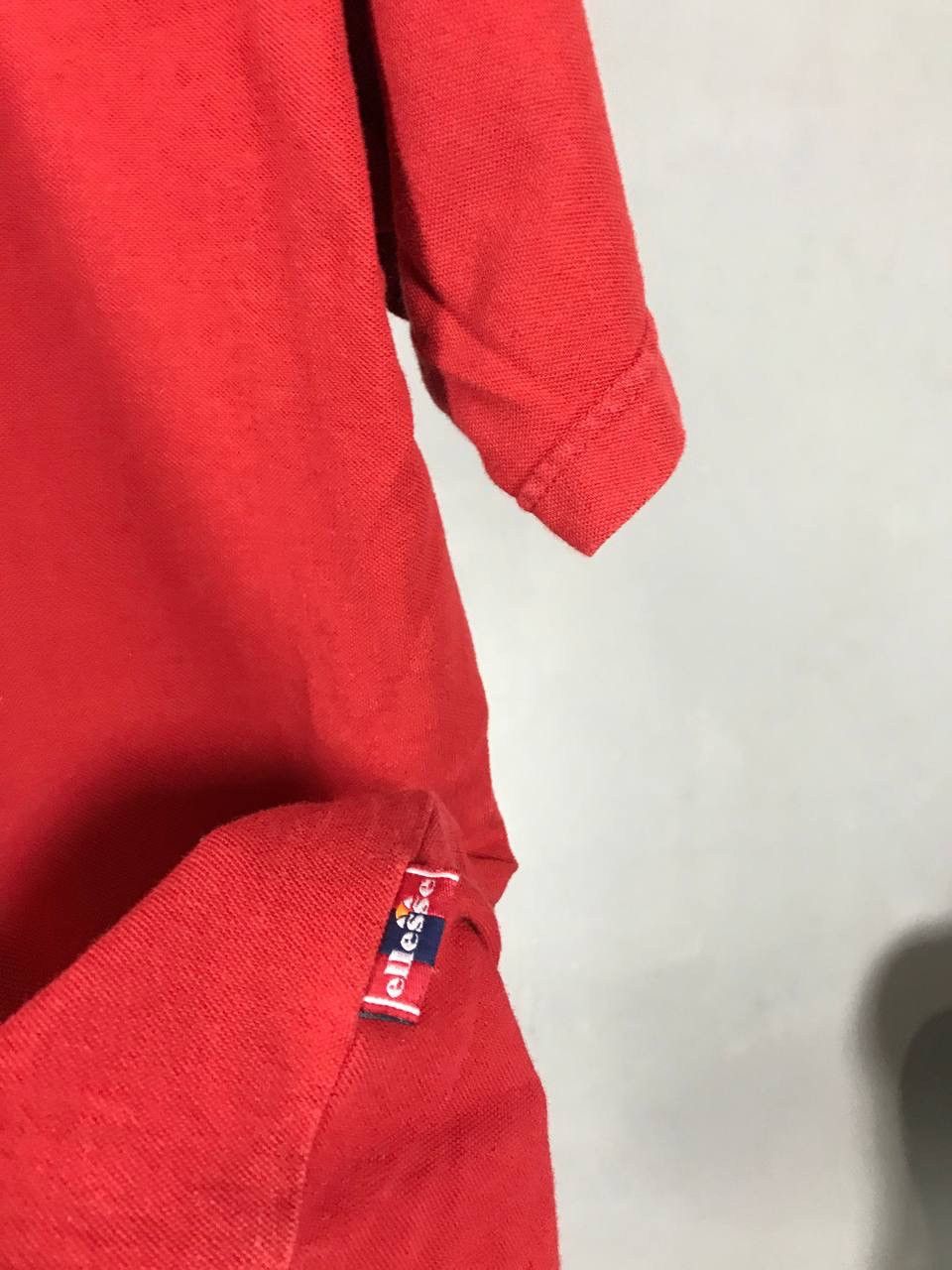 Vintage Ellesse vintage streetwear sportwear red polo tee Size US L / EU 52-54 / 3 - 5 Thumbnail