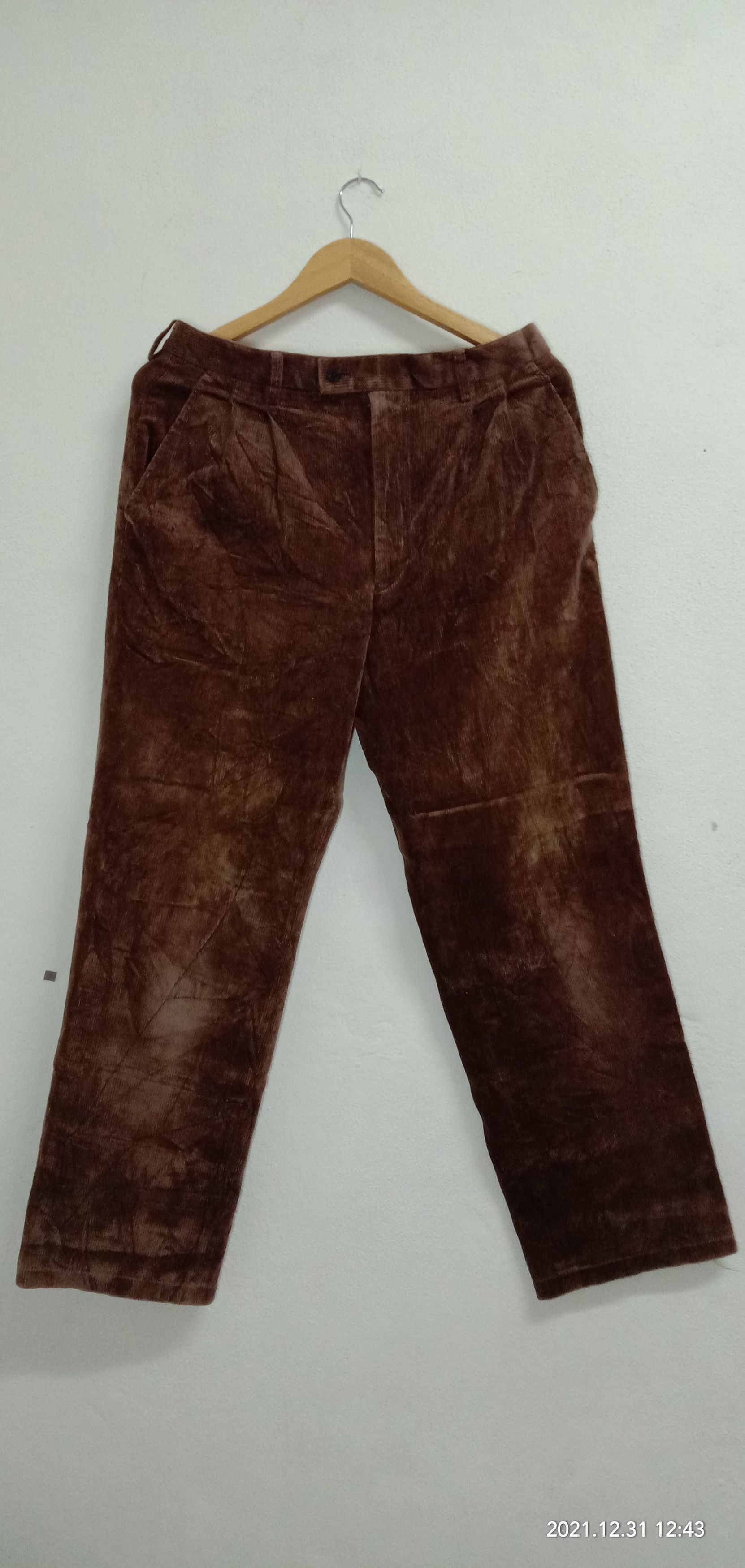Lacoste Vintage 90's Lacoste casual pants corduroy Size US 32 / EU 48 - 1 Thumbnail