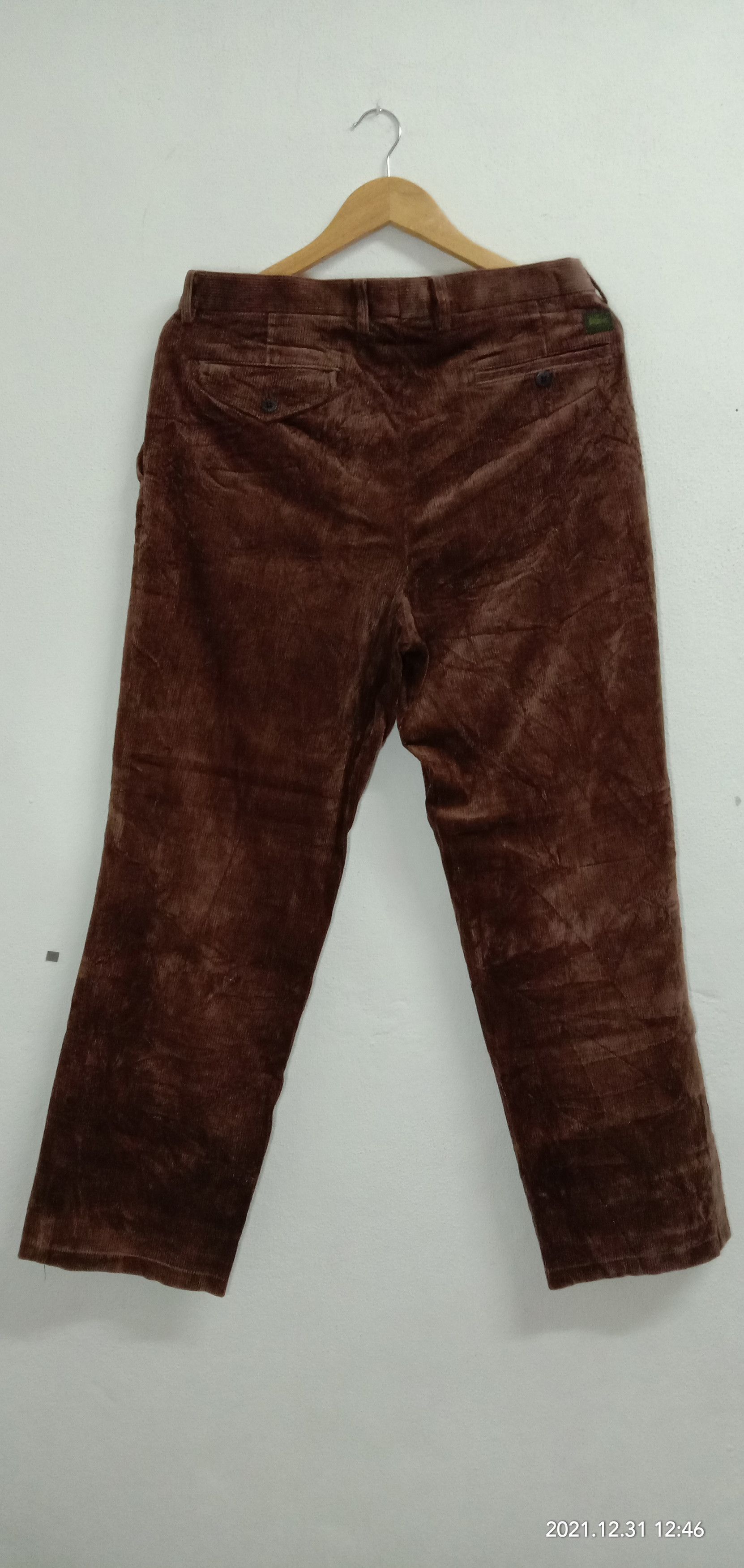 Lacoste Vintage 90's Lacoste casual pants corduroy Size US 32 / EU 48 - 2 Thumbnail