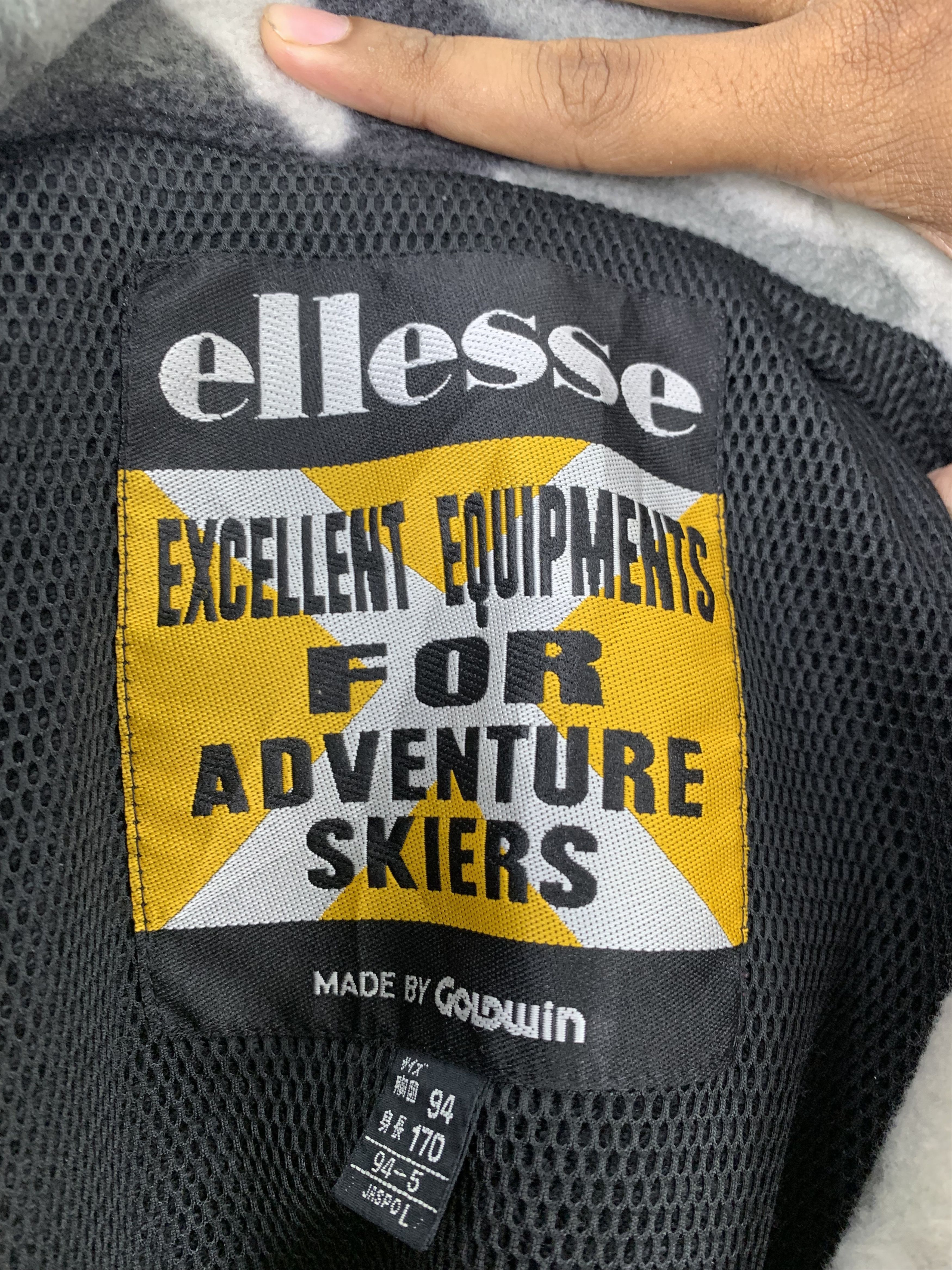 Vintage Vintage Ellesse Made By Goldwin Hoodie Ski Jacket J1299 Size US L / EU 52-54 / 3 - 16 Thumbnail