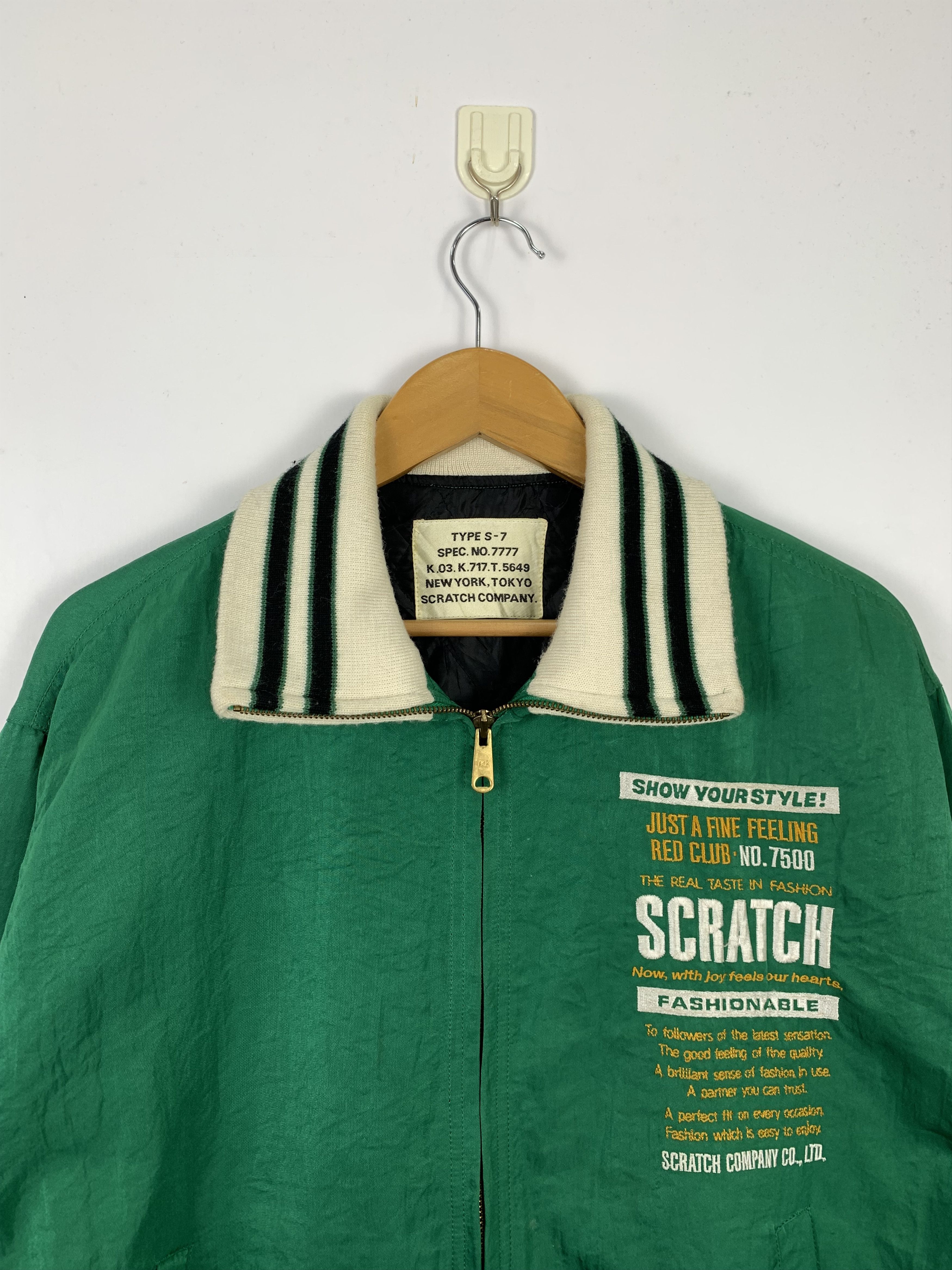 Vintage Vintage 80s Scratch Company Varsity Bomber Jacket J1300 Size US L / EU 52-54 / 3 - 2 Thumbnail