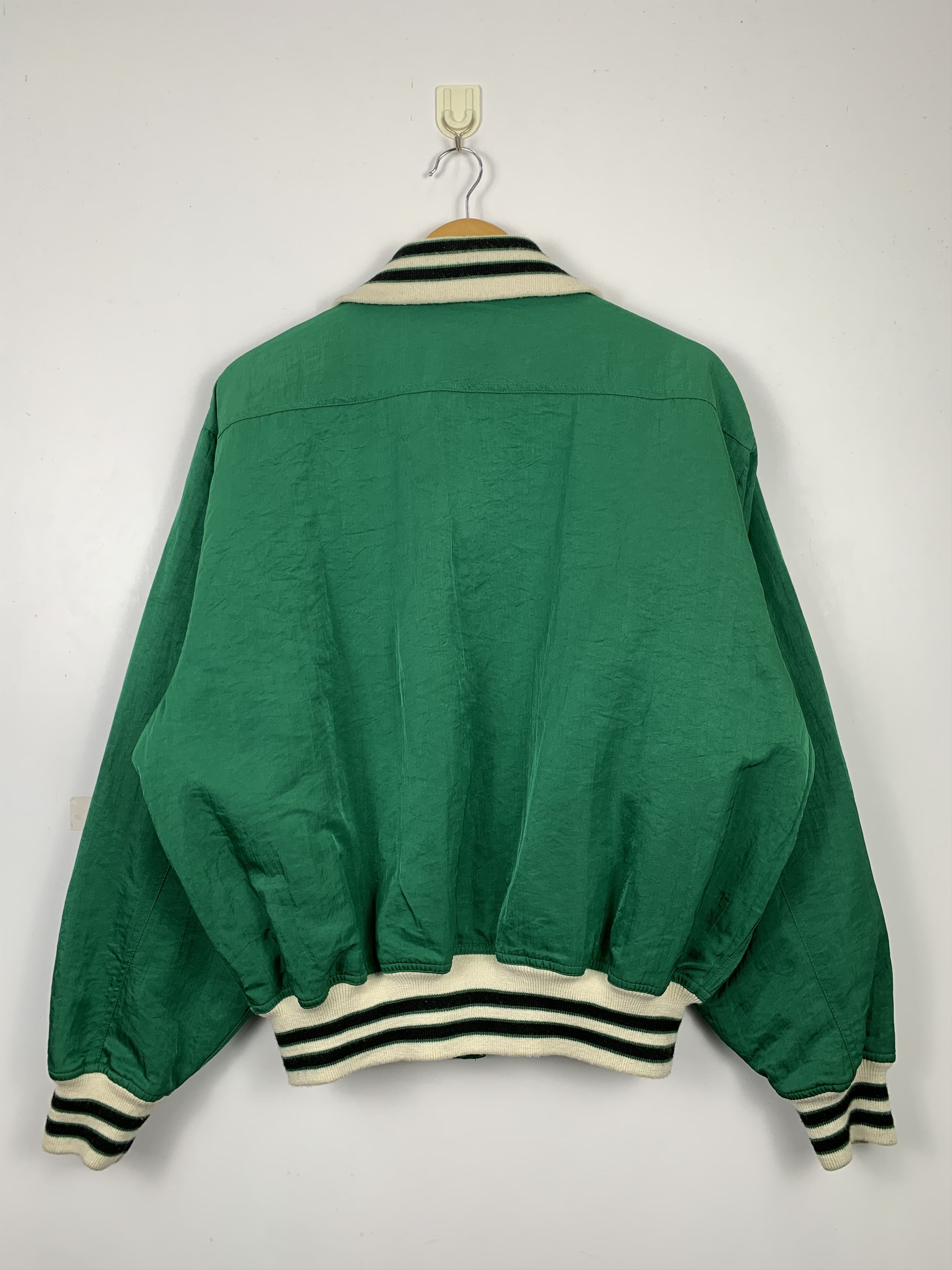 Vintage Vintage 80s Scratch Company Varsity Bomber Jacket J1300 Size US L / EU 52-54 / 3 - 3 Thumbnail