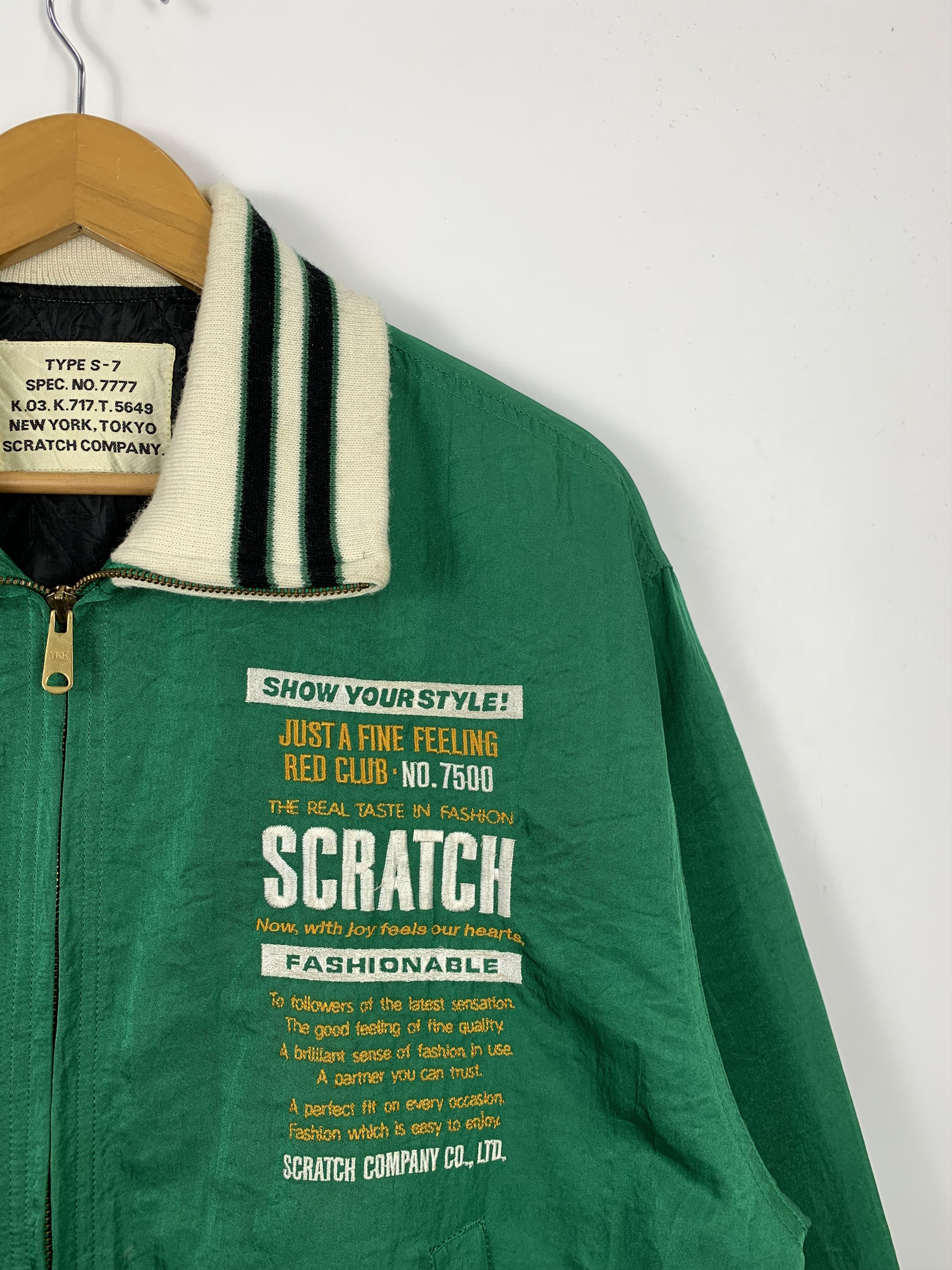 Vintage Vintage 80s Scratch Company Varsity Bomber Jacket J1300 Size US L / EU 52-54 / 3 - 10 Thumbnail