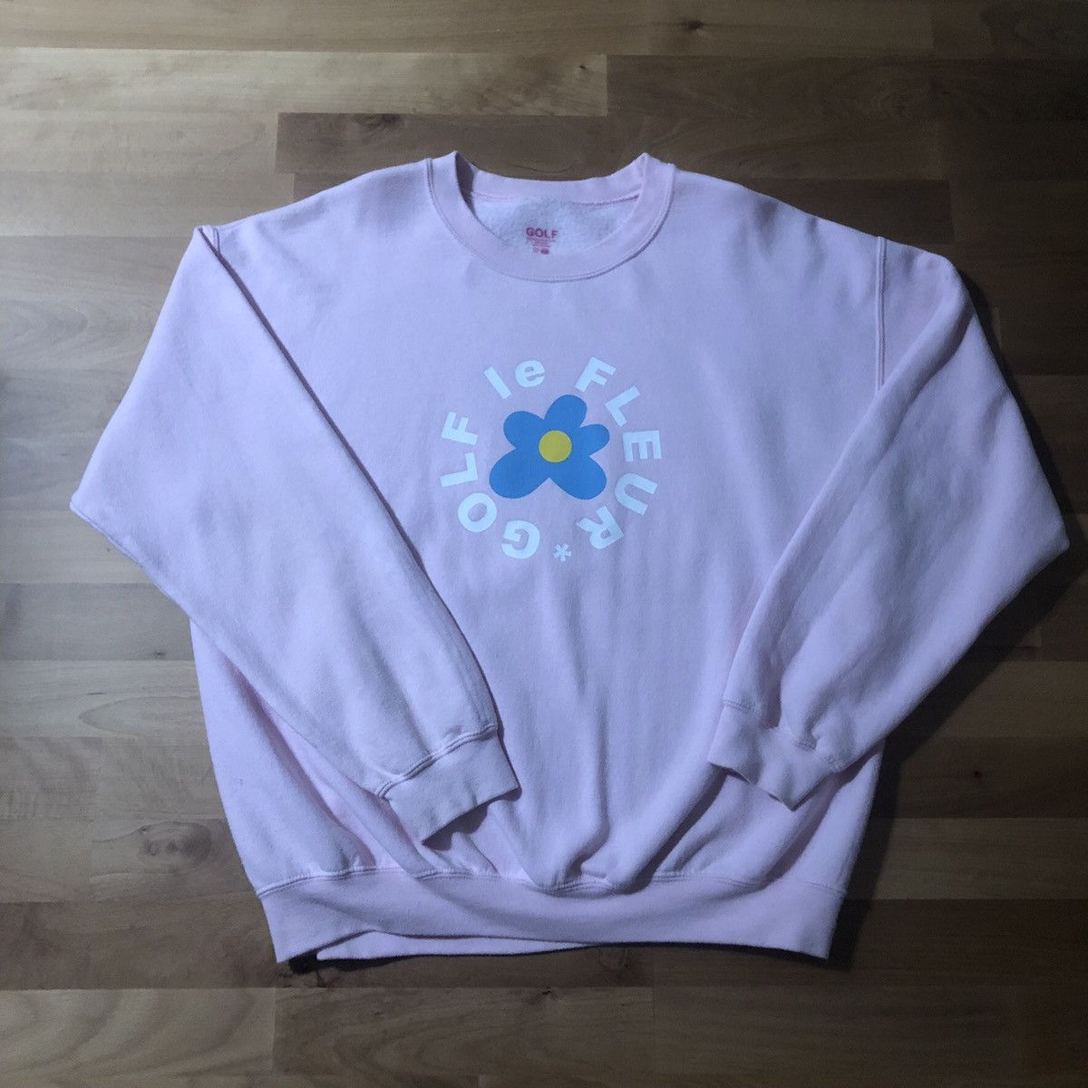 Golf Wang Unreleased Sample Golf Le Fleur Crewneck Pink Size US L / EU 52-54 / 3 - 1 Thumbnail