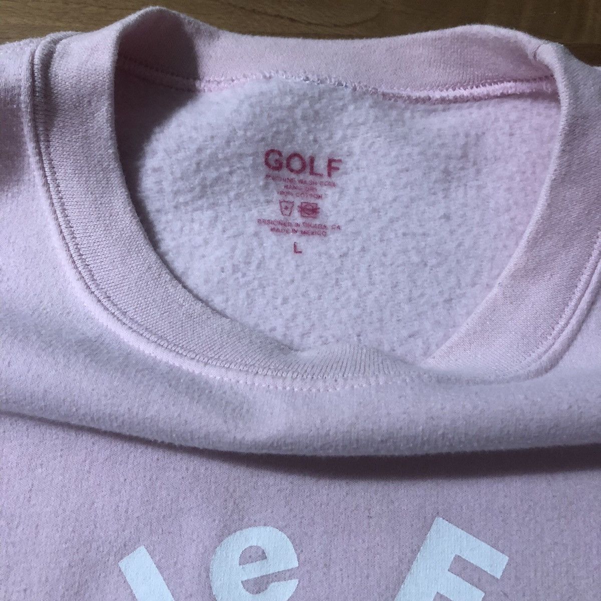 Golf Wang Unreleased Sample Golf Le Fleur Crewneck Pink Size US L / EU 52-54 / 3 - 3 Thumbnail