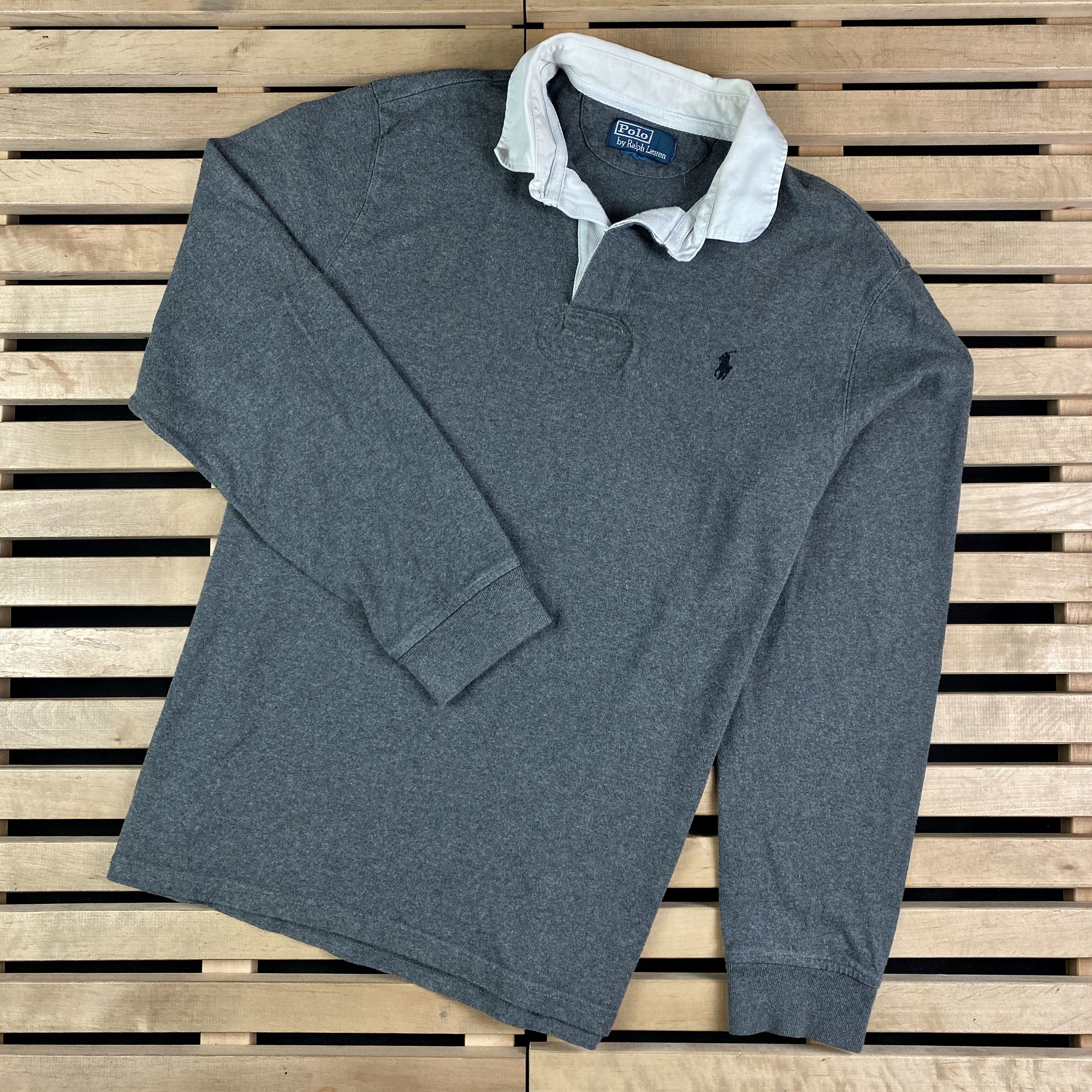 Polo Ralph Lauren × Ralph Lauren × Vintage Mens Polo Ralph Lauren Vintage Long Sleeve Size L Size US L / EU 52-54 / 3 - 1 Thumbnail
