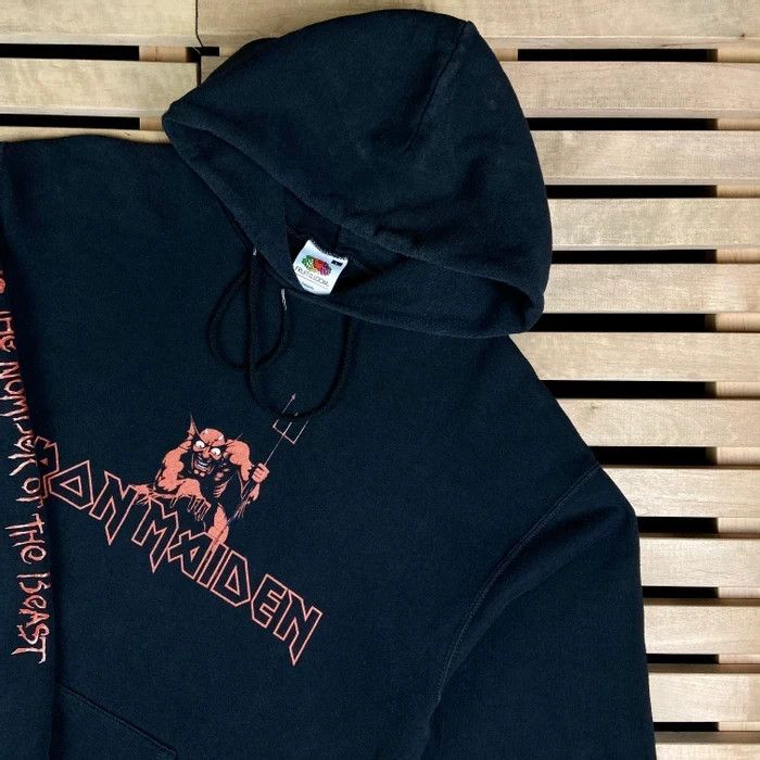 Band Tees × Iron Maiden × Vintage Mens Hoodies Iron Maiden Vintage 2003 Size L Back Big Print Size US L / EU 52-54 / 3 - 2 Thumbnail