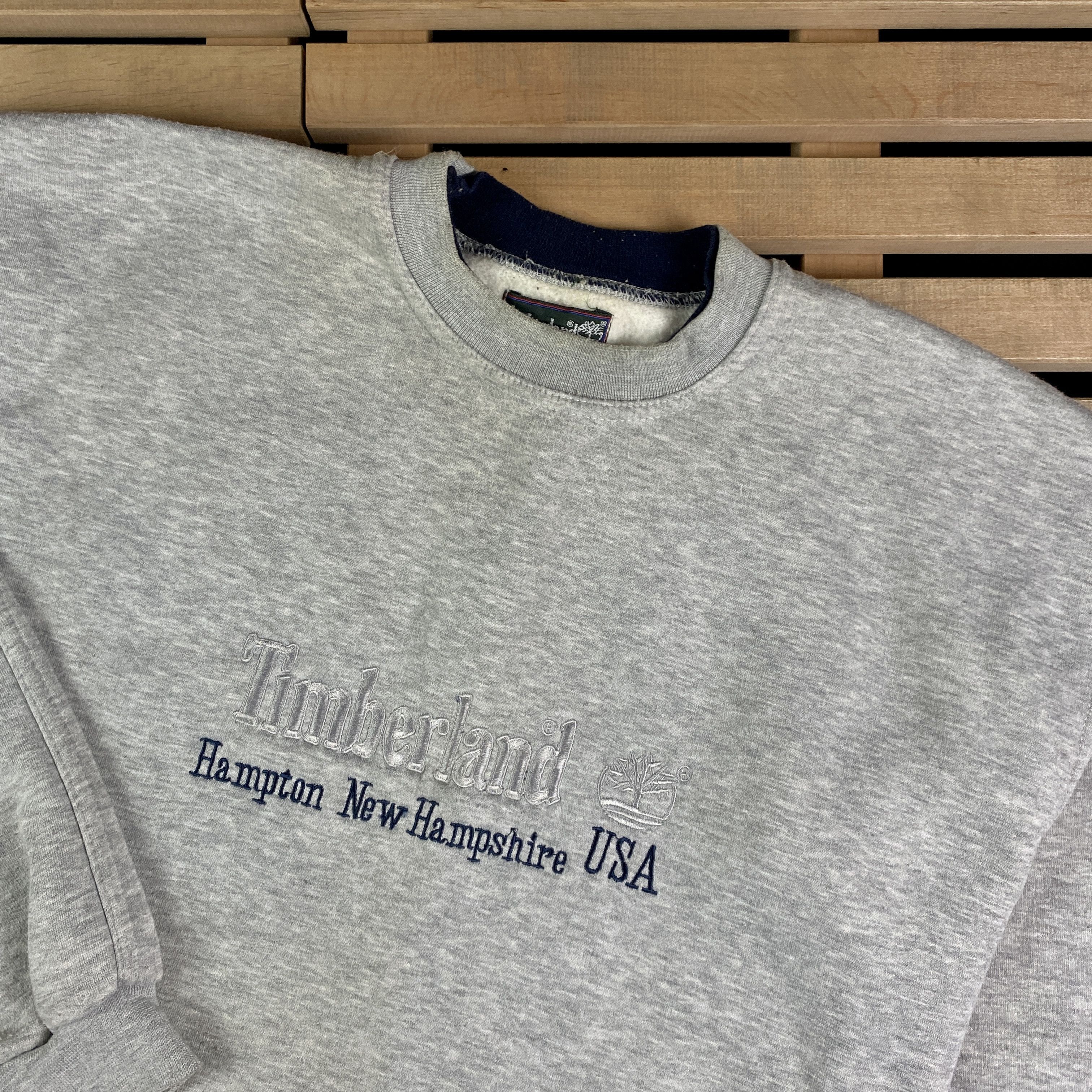 Timberland × Vintage Men’s Sweatshirt Timberland Vintage Big Logo Size XL Size US XL / EU 56 / 4 - 2 Thumbnail