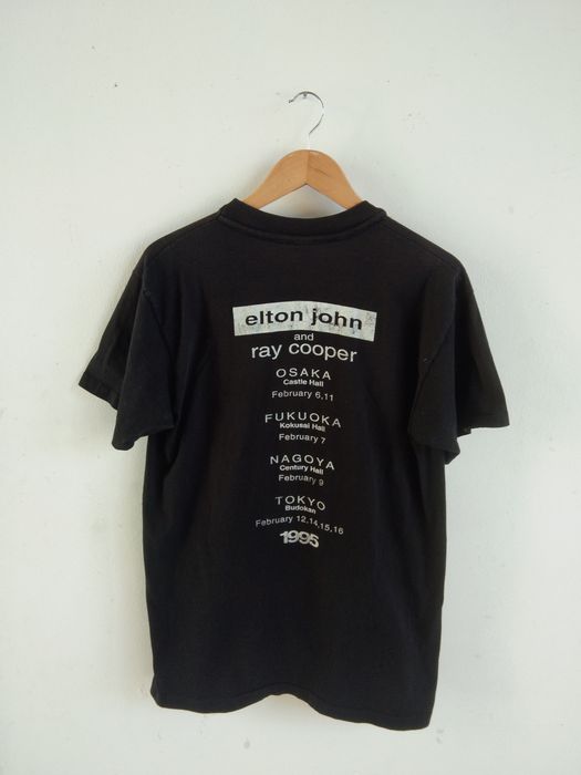Vintage Rare Vintage Elton John Ray Cooper 1995 Japan Tour T-shirt