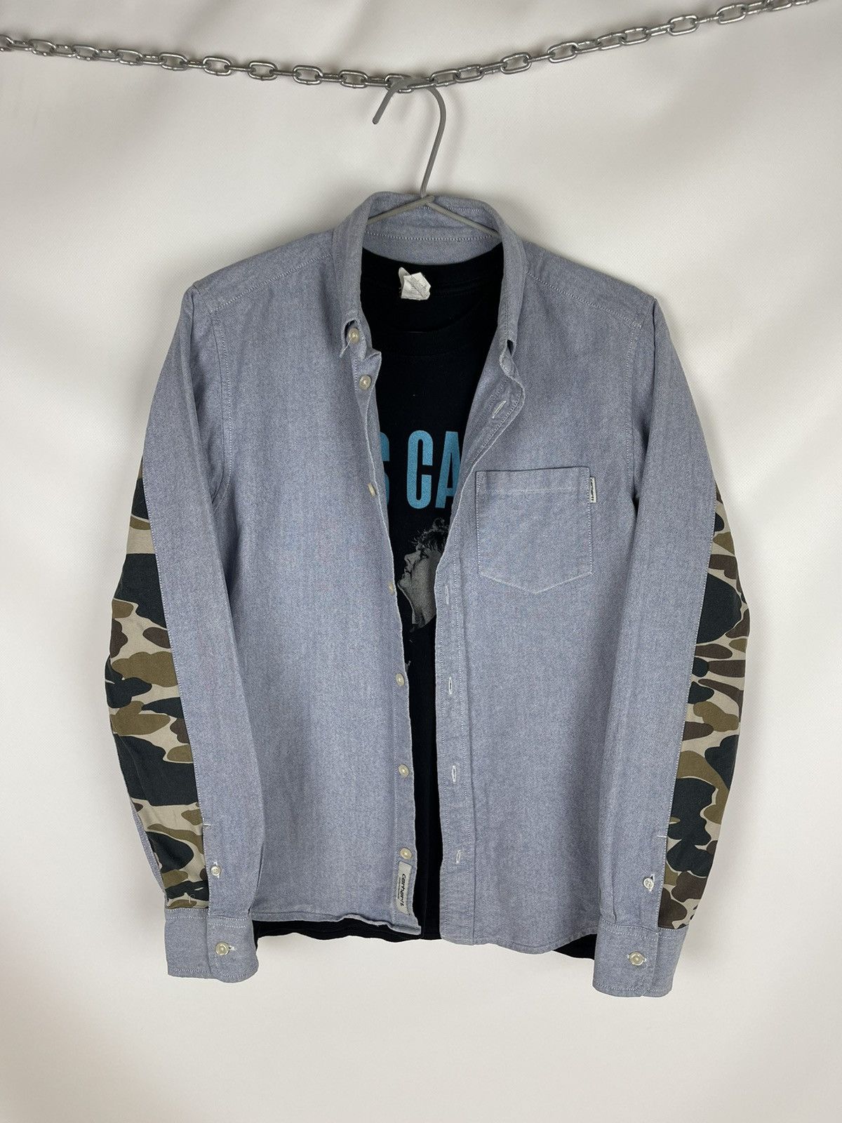 Carhartt Carhartt WIP L/S Raymond shirt camouflage sleeve Size US S / EU 44-46 / 1 - 1 Thumbnail