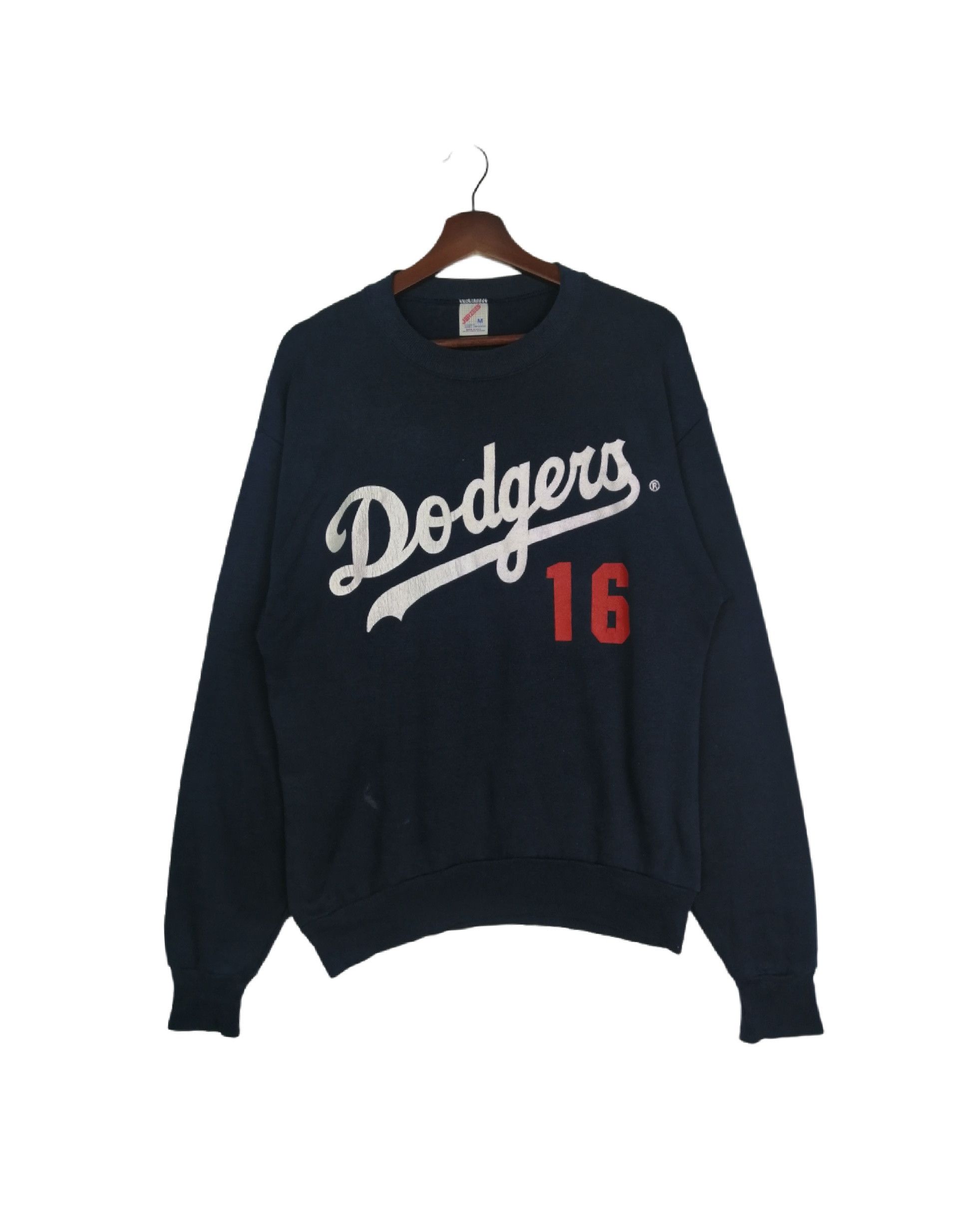 Vintage!! Dogers 90's Nomo 16 Big Logo Crewneck