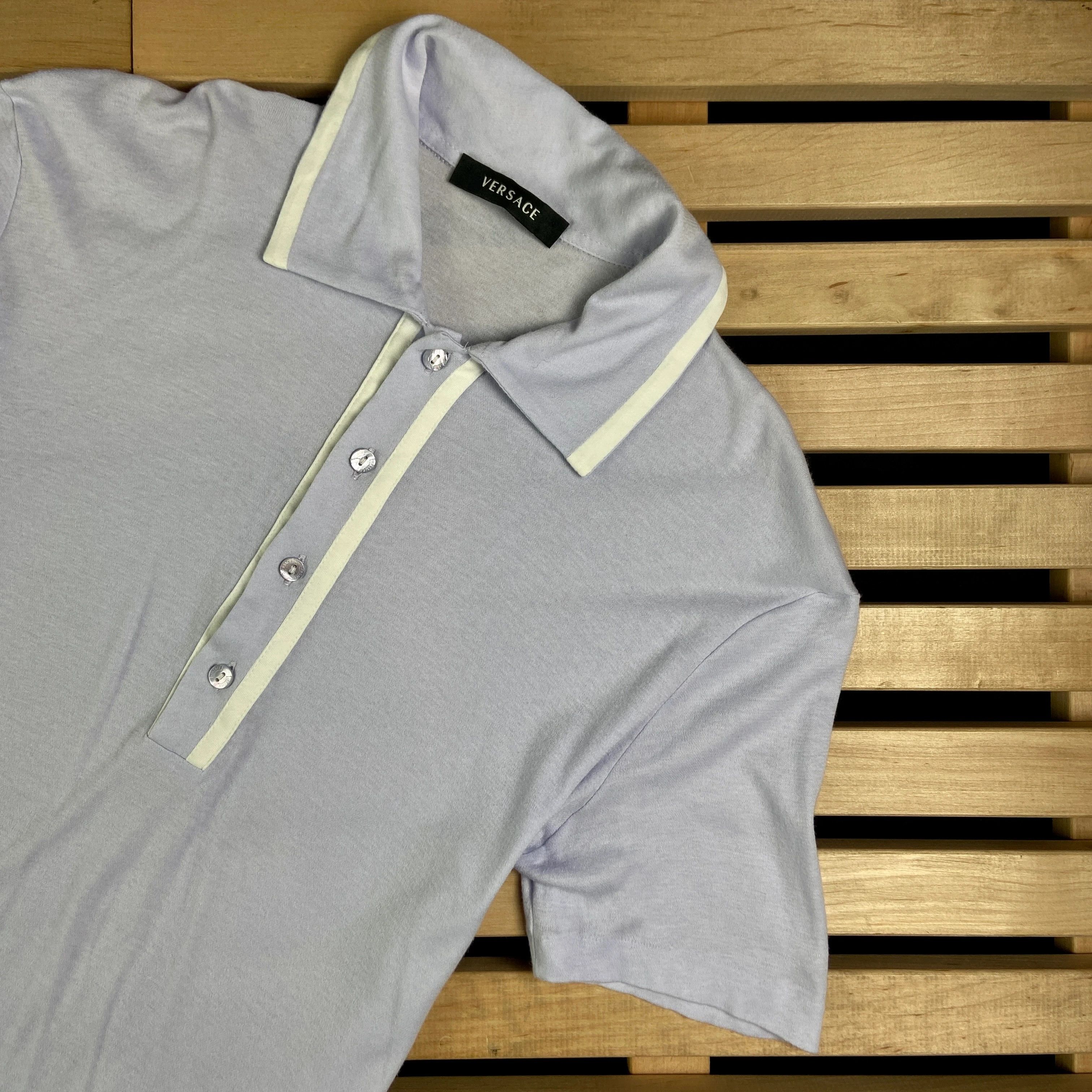 Versace Mens Polo T Shirt Versace Size 48 Size US M / EU 48-50 / 2 - 2 Thumbnail