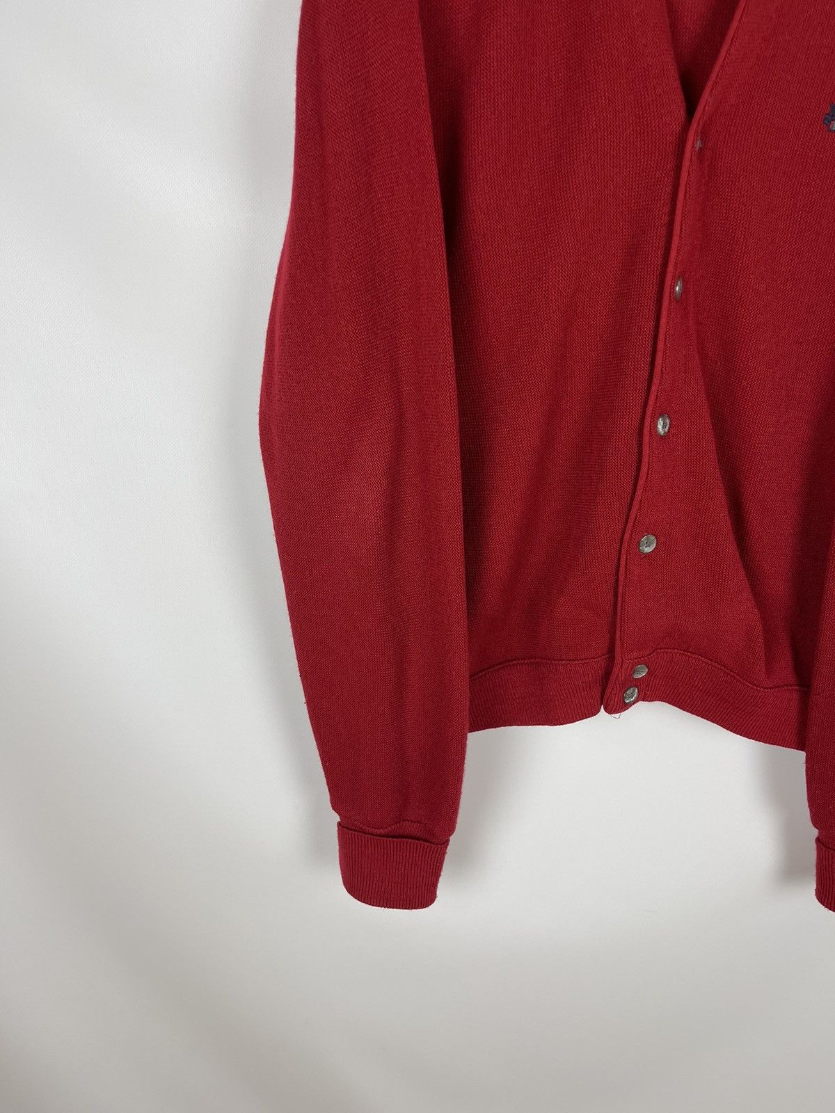 Izod × Vintage Izod Vintage made in USA knitted cardigan embroidered logo Size US L / EU 52-54 / 3 - 4 Thumbnail