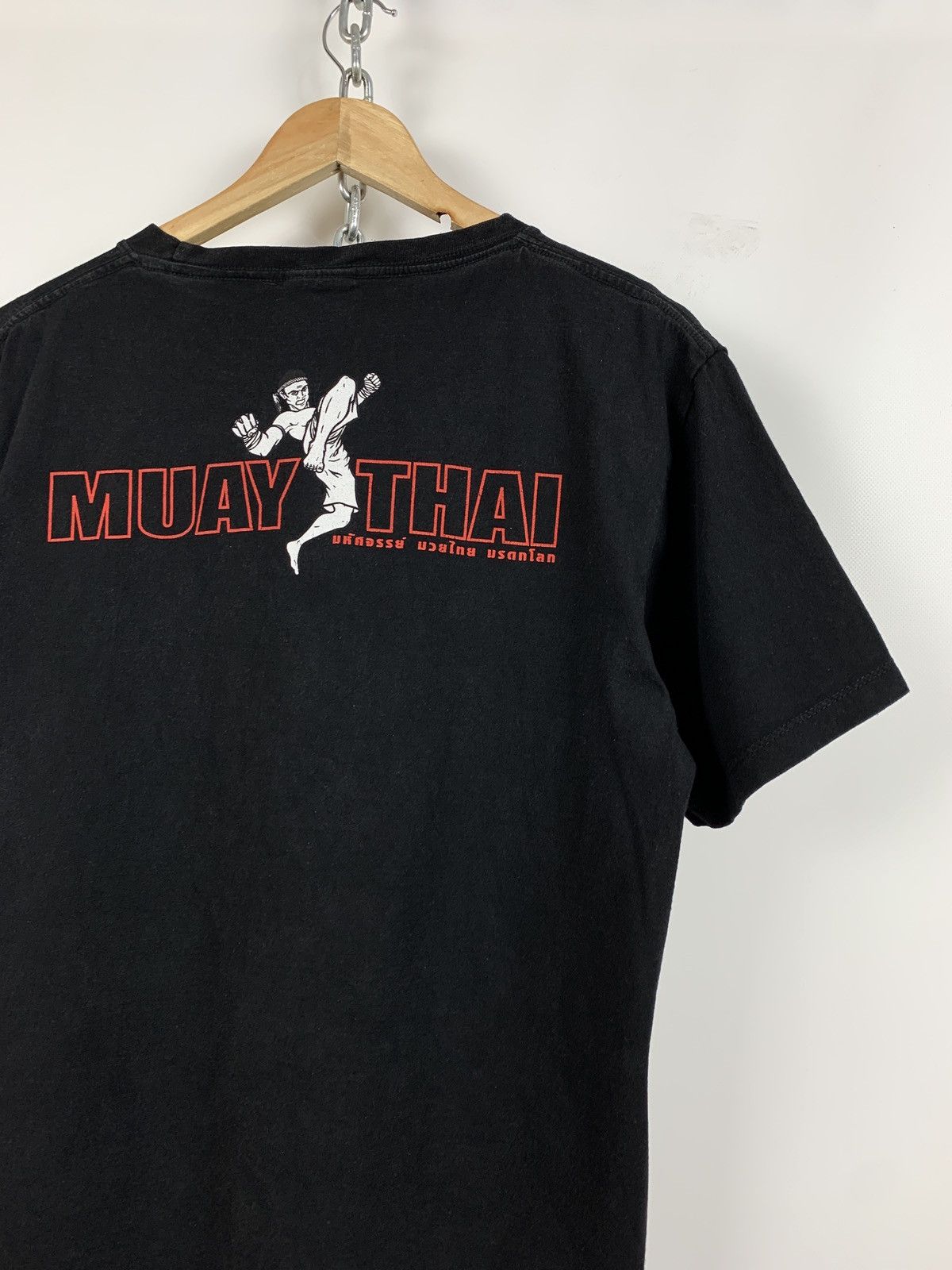 Flight Club Vintage Muay Thai Boxing Black T-Shirt Size US M / EU 48-50 / 2 - 11 Thumbnail
