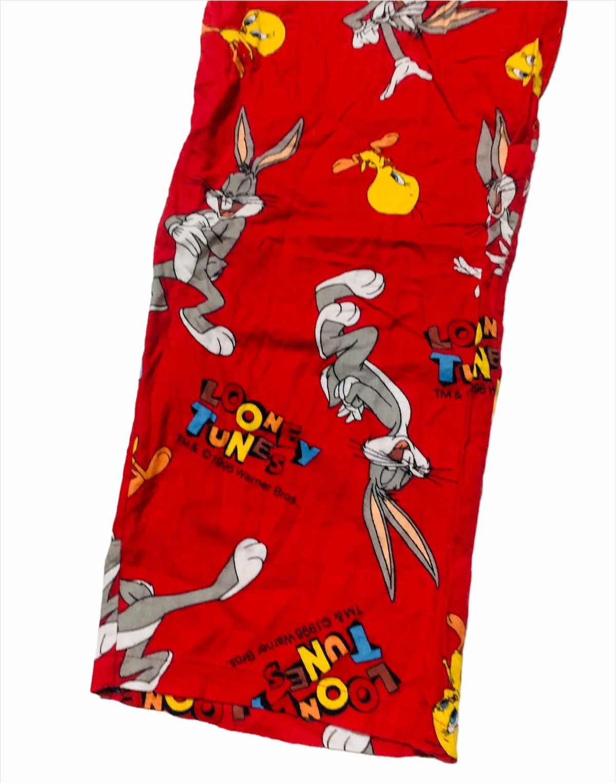 Cartoon Network 1996 Looney tunes full printed Warner Bros 1 set pyjamas Size US XL / EU 56 / 4 - 6 Thumbnail