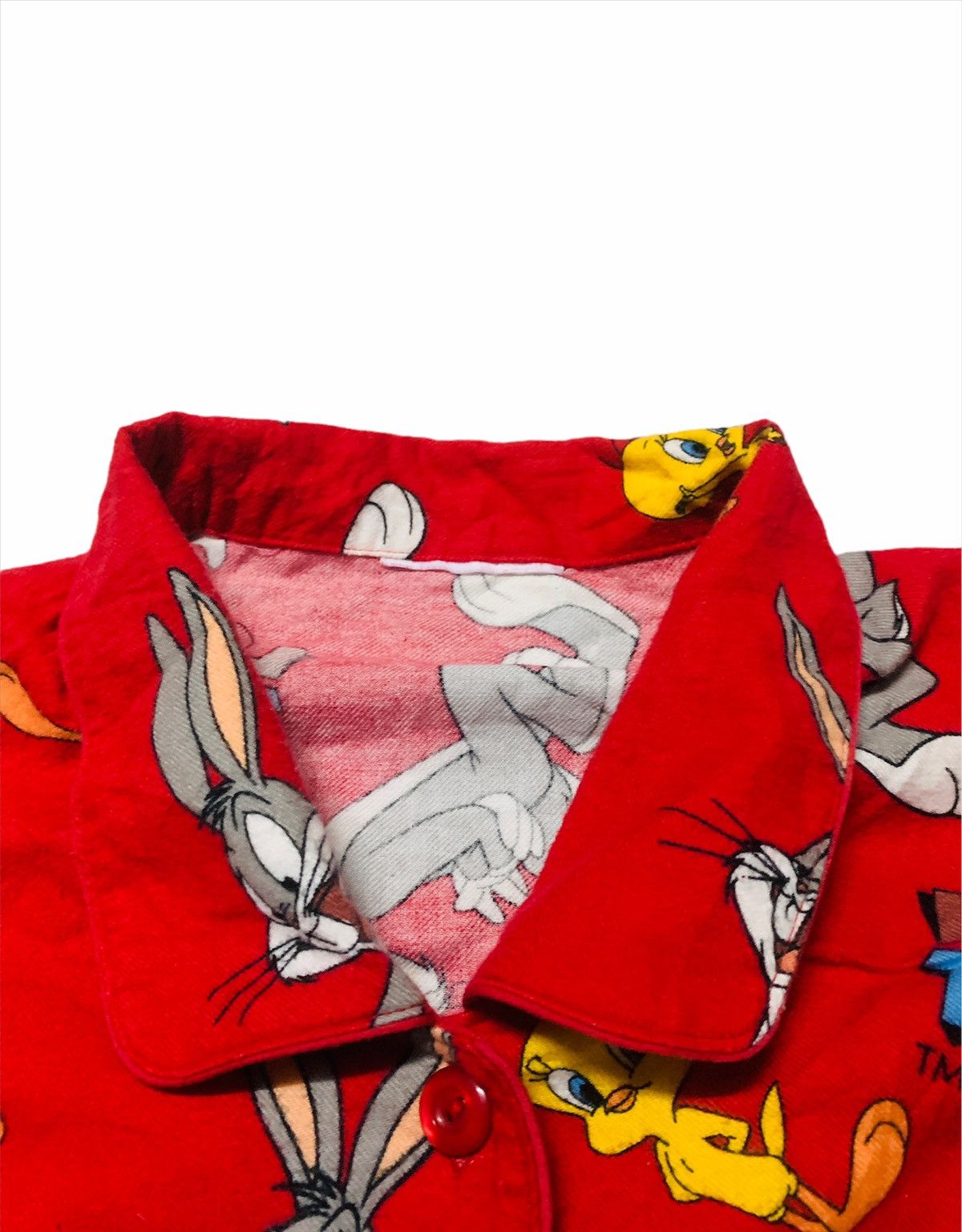 Cartoon Network 1996 Looney tunes full printed Warner Bros 1 set pyjamas Size US XL / EU 56 / 4 - 7 Thumbnail