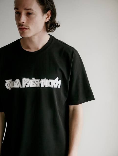 BLACK SHIRT トップス gosha rubchinskiy SLOGAN XS