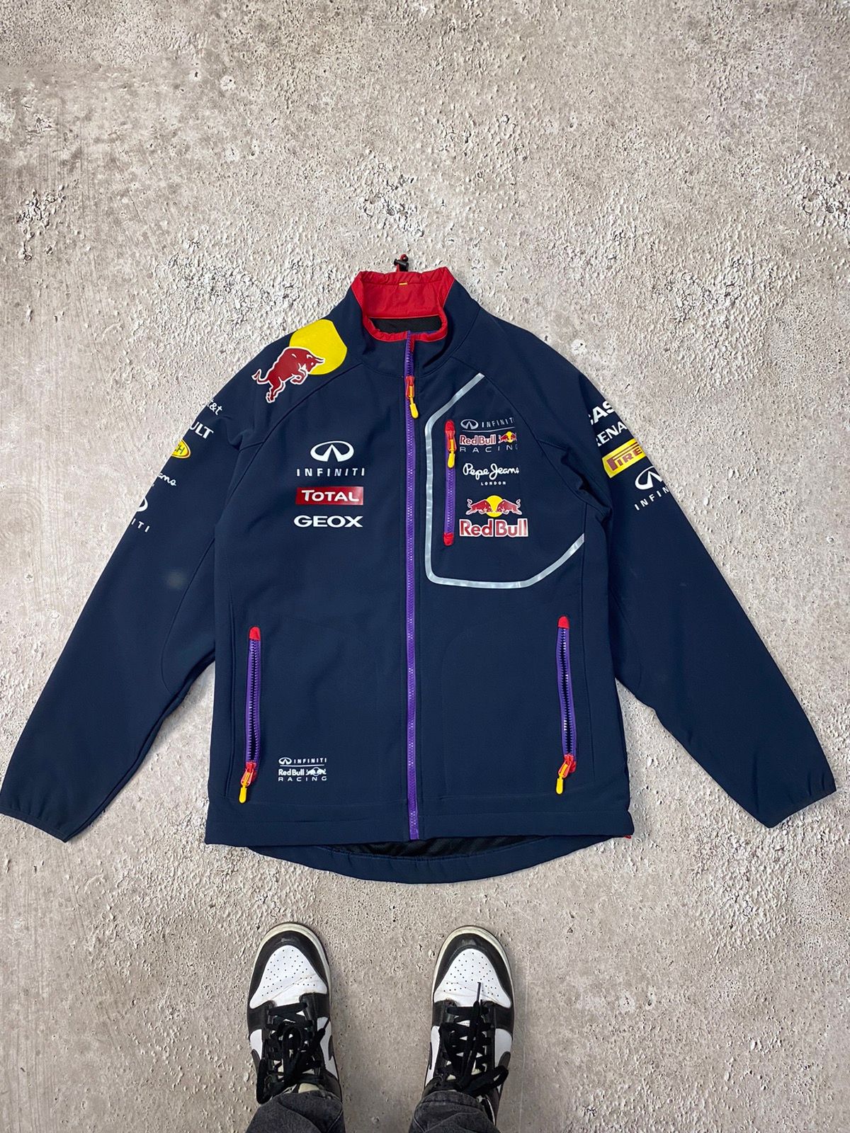 Pepe Jeans RARE😎😎red bull racing F1 Jacket softshell | Grailed