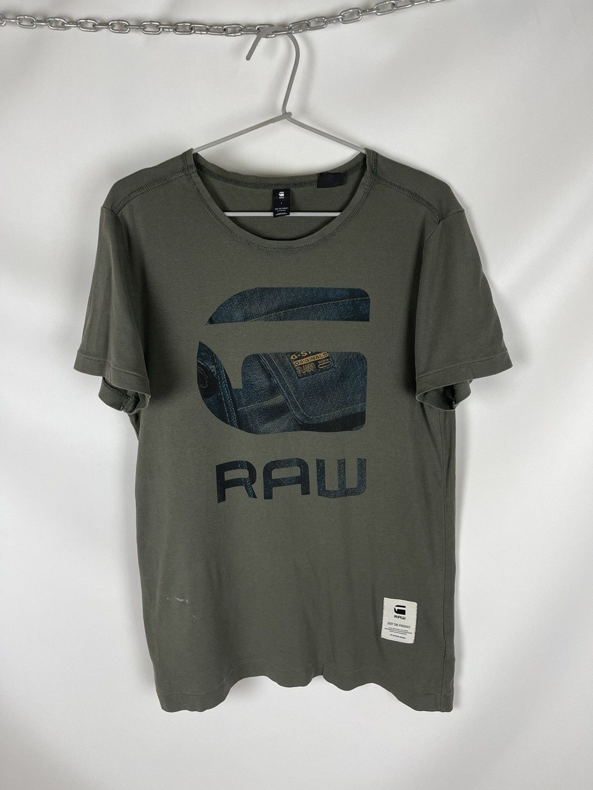 G-Star G-Star Raw Rinazat 2 Slim R T short sleeve tee big logo Size US L / EU 52-54 / 3 - 1 Thumbnail