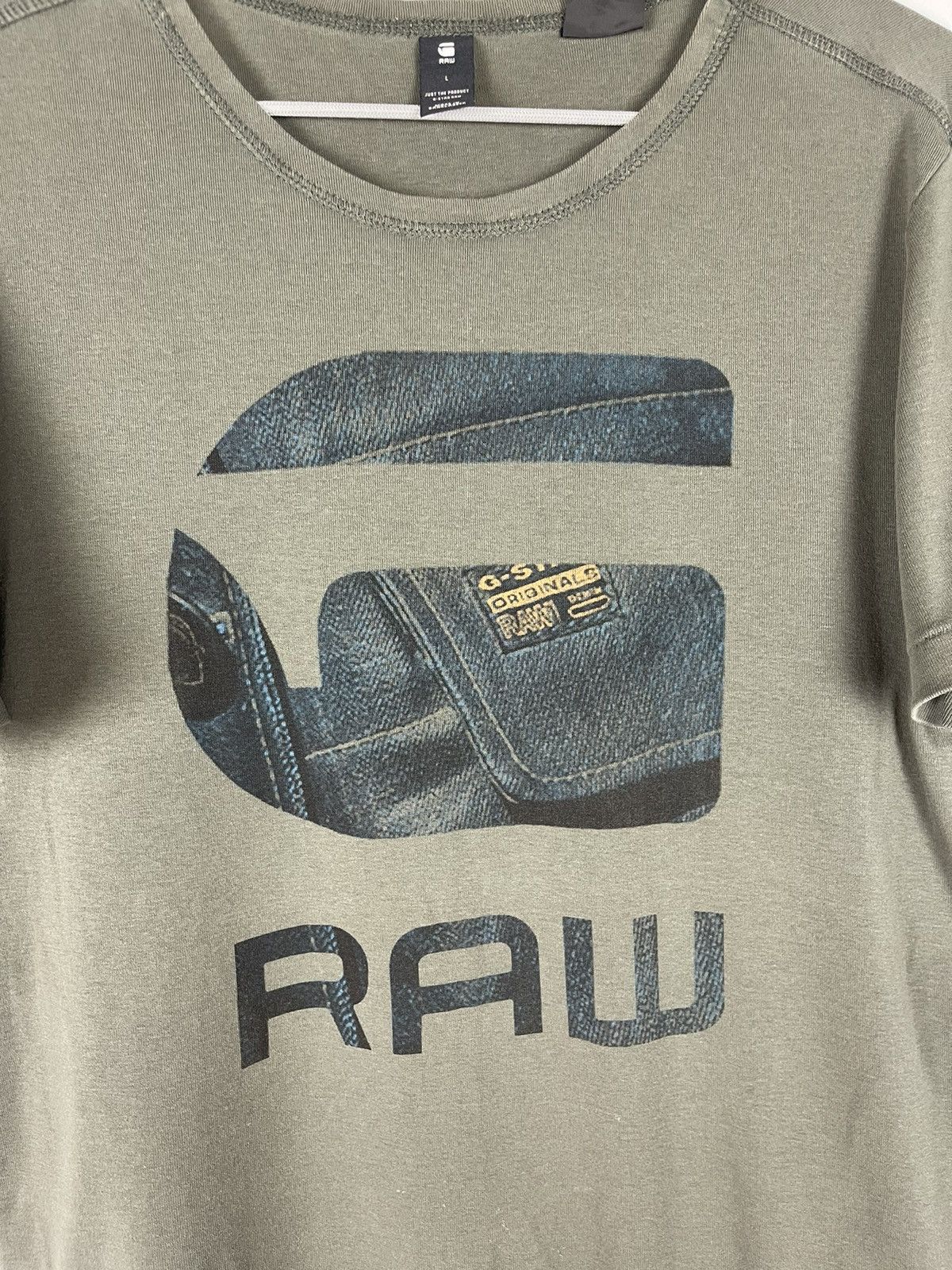 G-Star G-Star Raw Rinazat 2 Slim R T short sleeve tee big logo Size US L / EU 52-54 / 3 - 5 Thumbnail