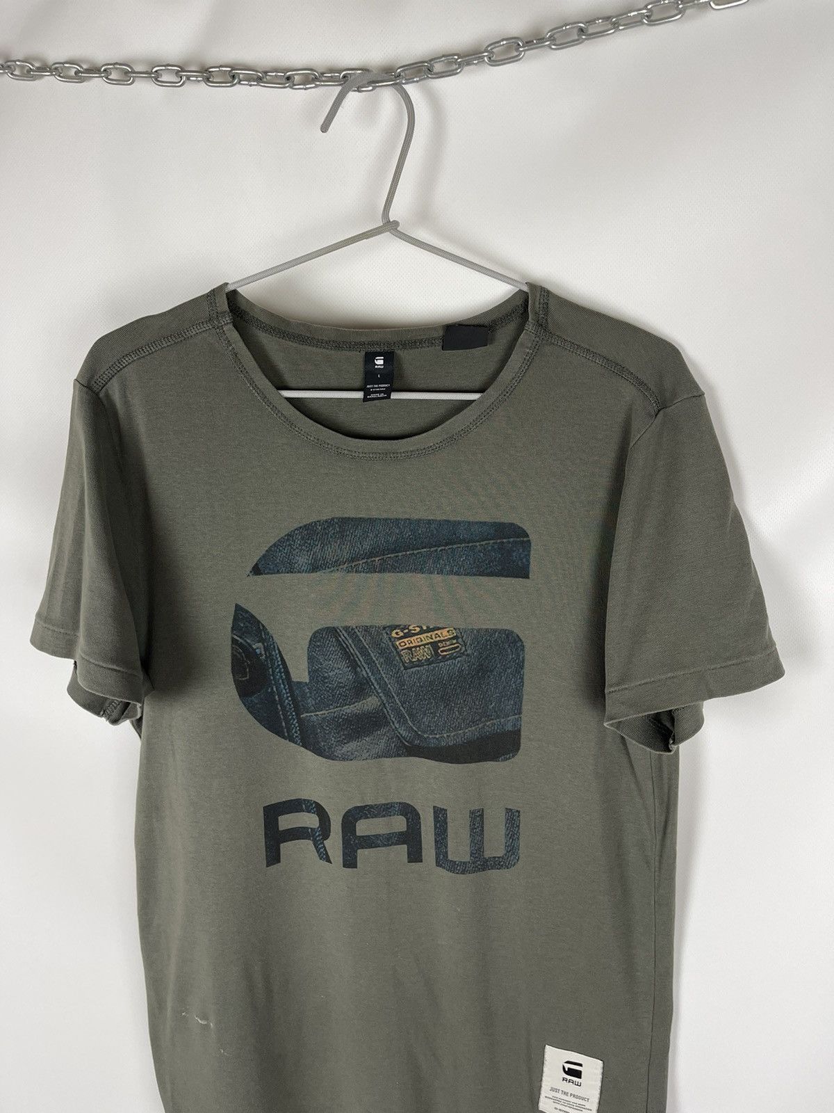 G-Star G-Star Raw Rinazat 2 Slim R T short sleeve tee big logo Size US L / EU 52-54 / 3 - 3 Thumbnail