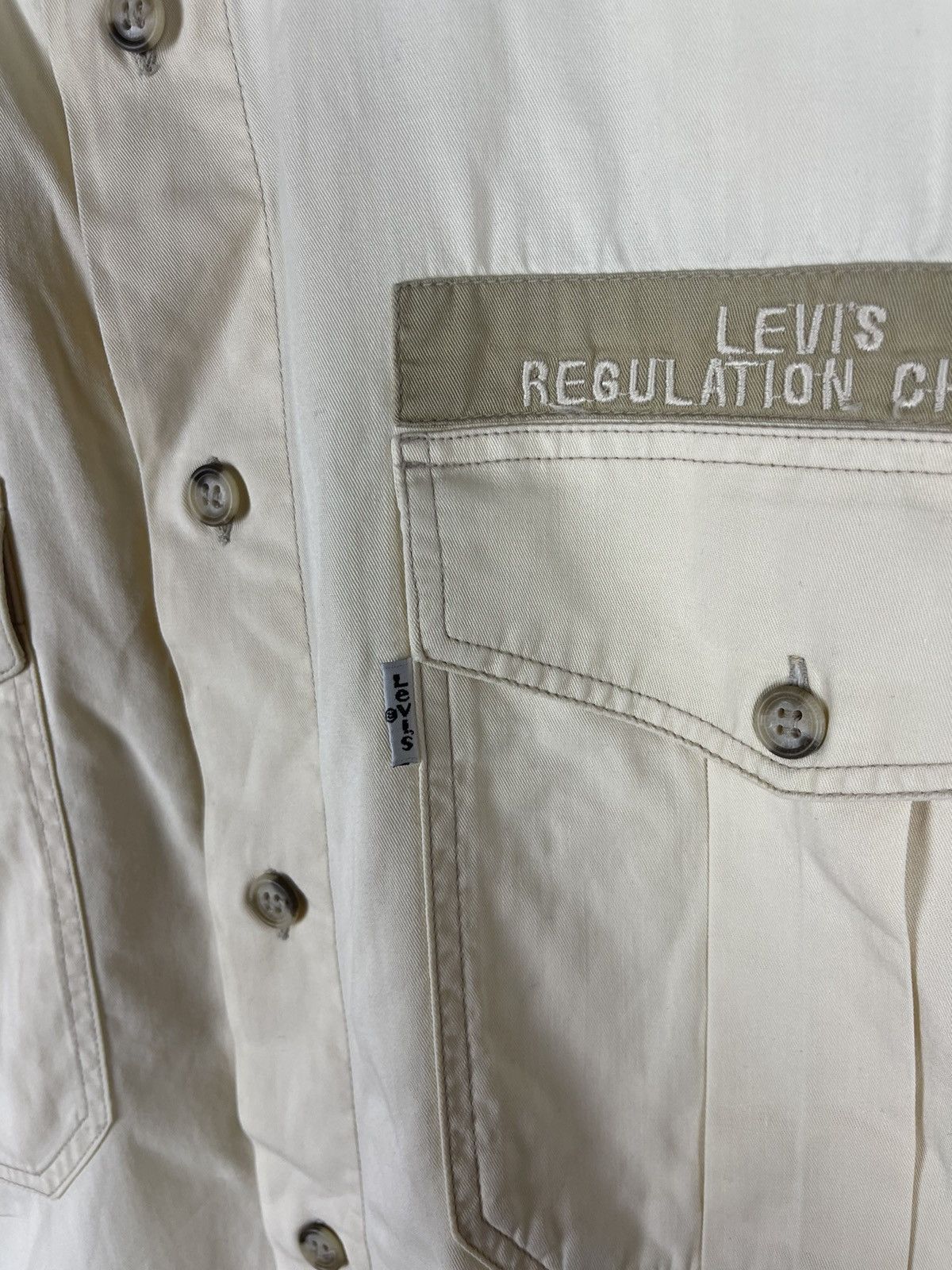 Levi's Levi’s Aviation Chino’s vintage 80s military pocket shirt Size US M / EU 48-50 / 2 - 17 Thumbnail