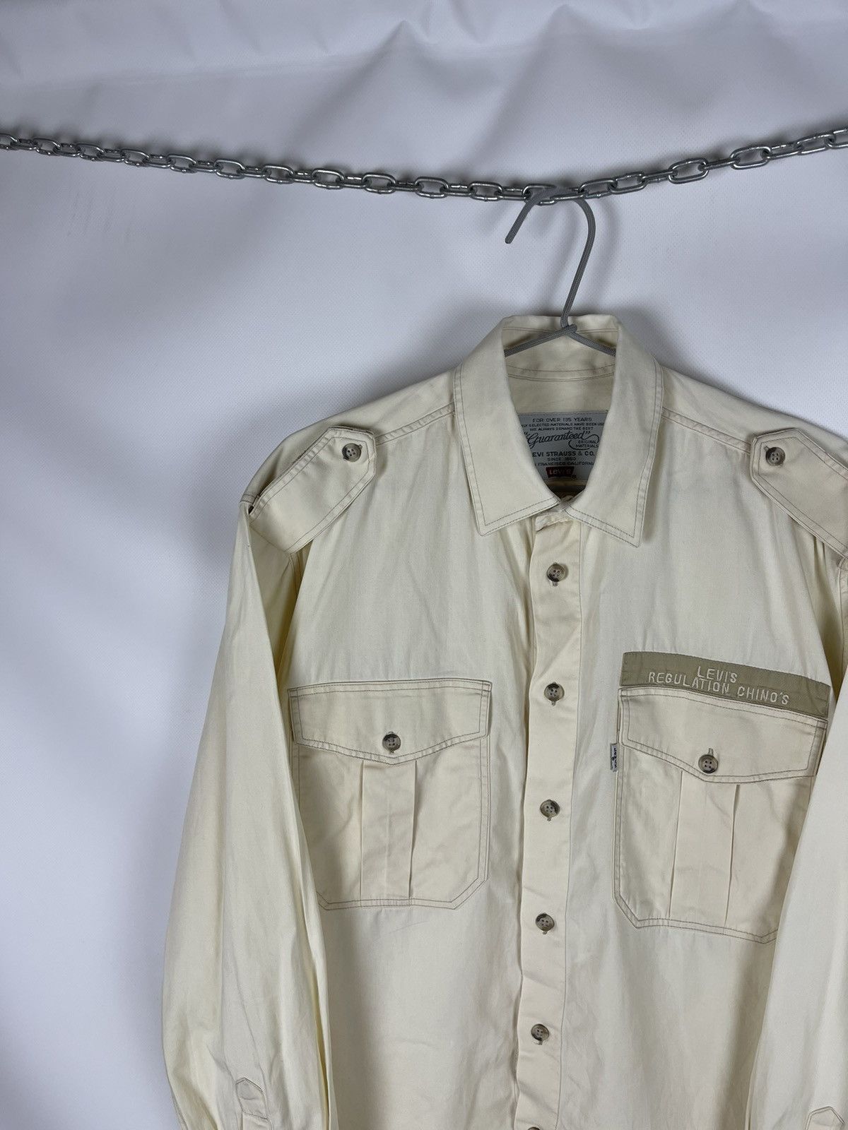 Levi's Levi’s Aviation Chino’s vintage 80s military pocket shirt Size US M / EU 48-50 / 2 - 2 Thumbnail