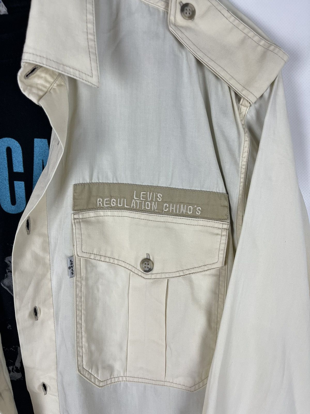 Levi's Levi’s Aviation Chino’s vintage 80s military pocket shirt Size US M / EU 48-50 / 2 - 10 Thumbnail