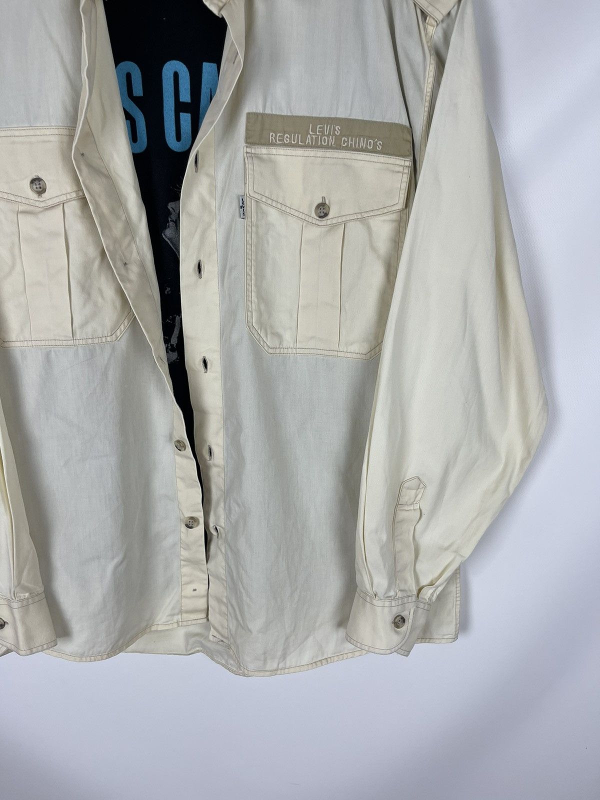 Levi's Levi’s Aviation Chino’s vintage 80s military pocket shirt Size US M / EU 48-50 / 2 - 8 Thumbnail