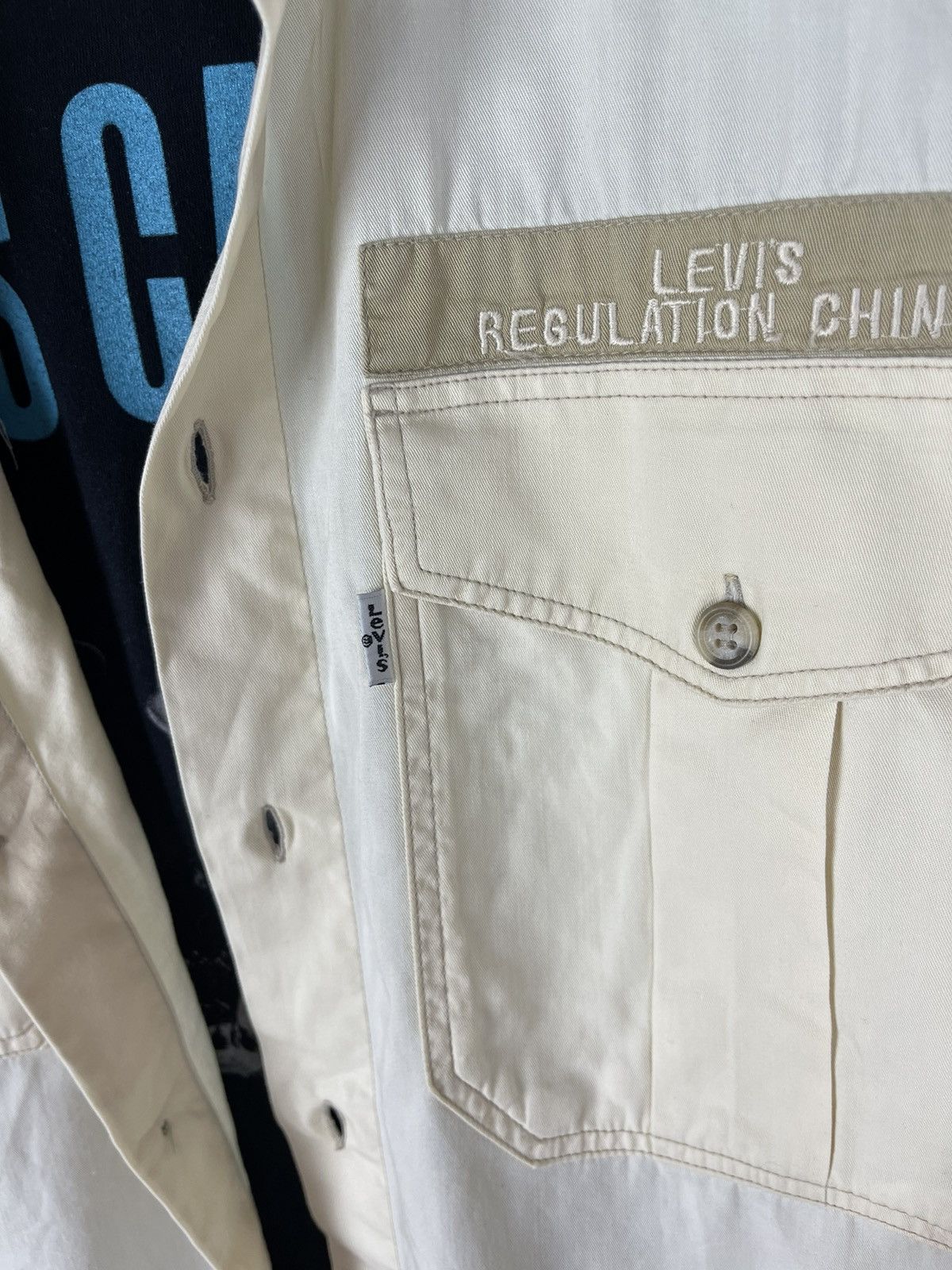 Levi's Levi’s Aviation Chino’s vintage 80s military pocket shirt Size US M / EU 48-50 / 2 - 12 Thumbnail