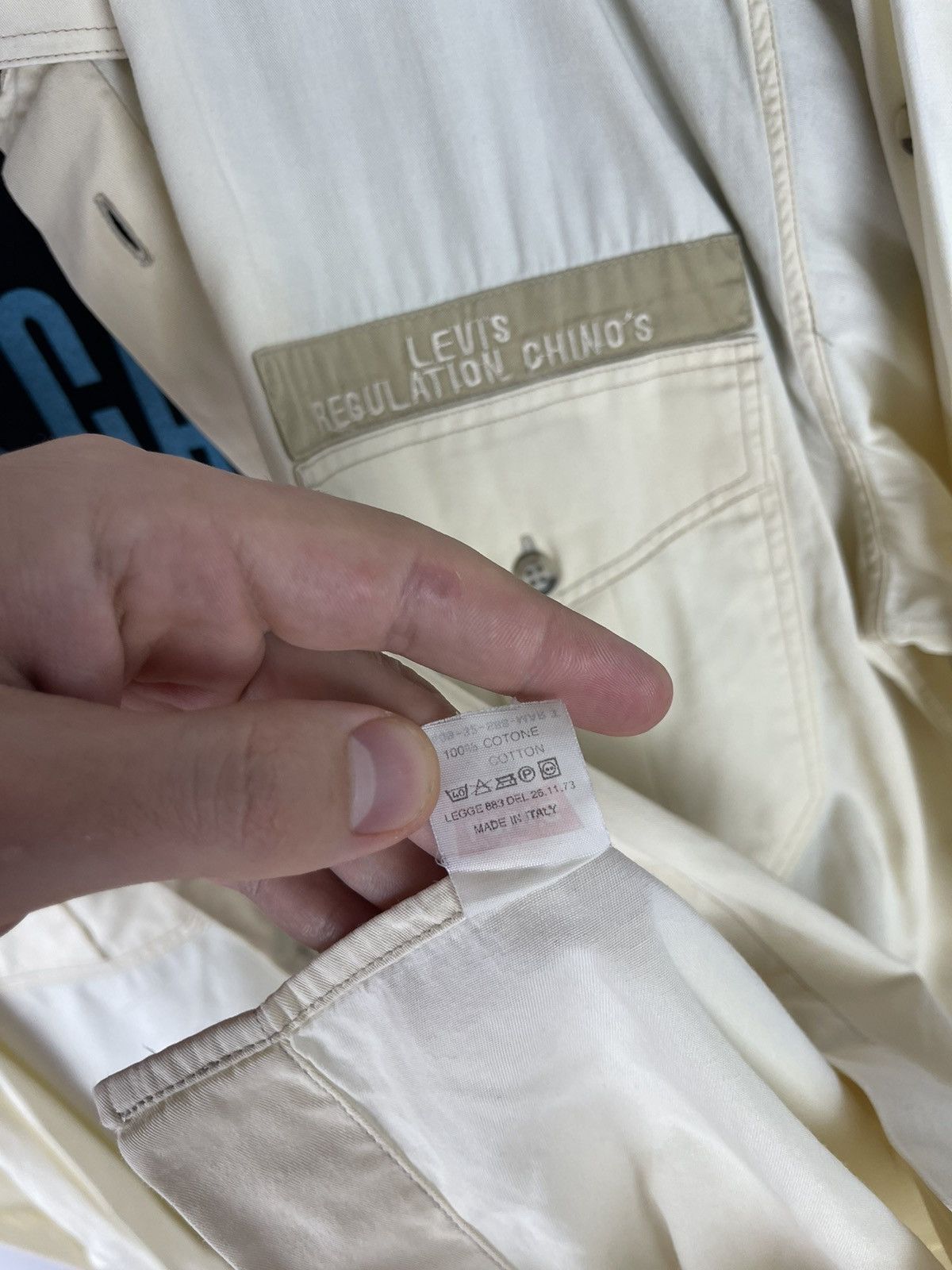 Levi's Levi’s Aviation Chino’s vintage 80s military pocket shirt Size US M / EU 48-50 / 2 - 16 Thumbnail