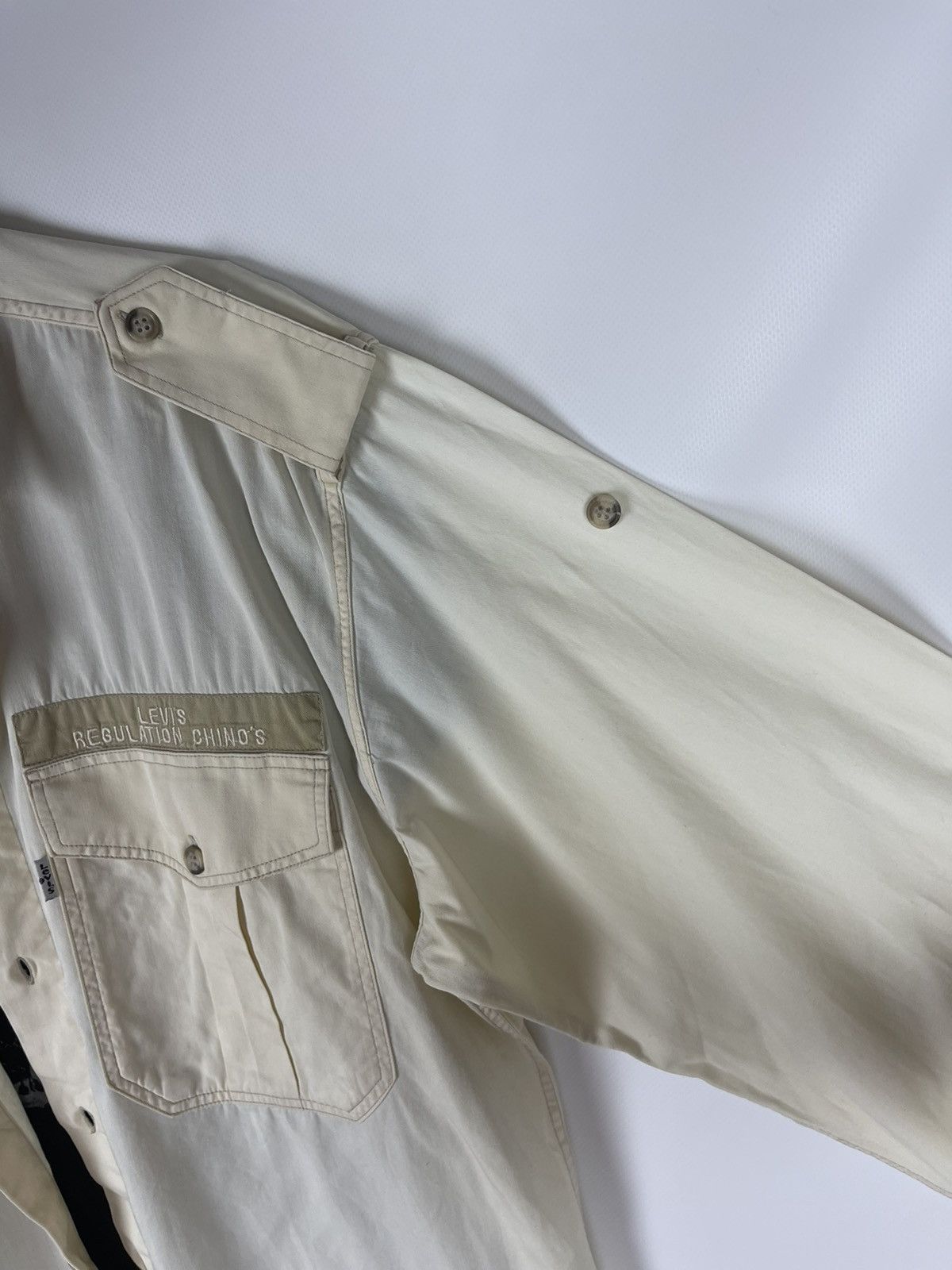 Levi's Levi’s Aviation Chino’s vintage 80s military pocket shirt Size US M / EU 48-50 / 2 - 13 Thumbnail