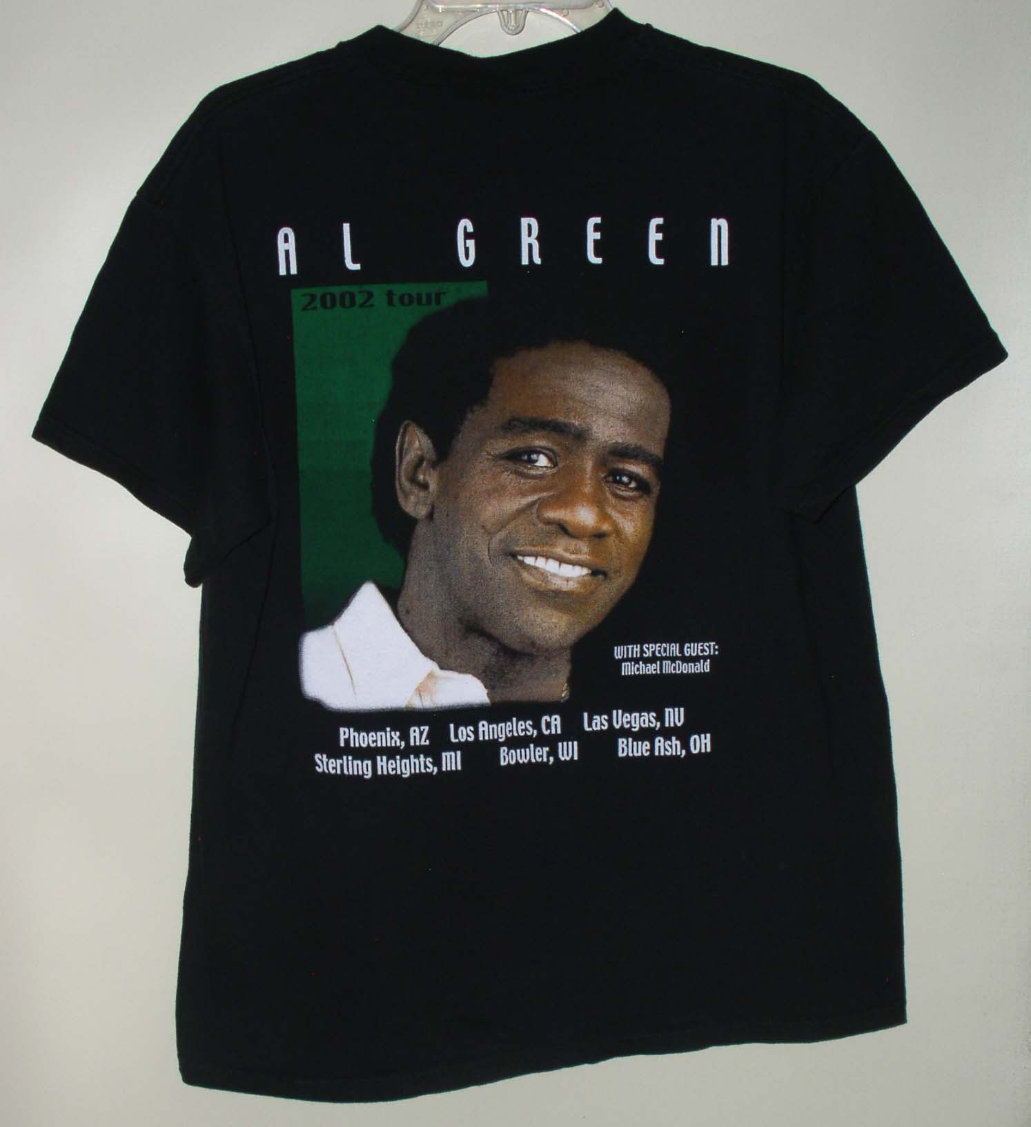 Delta Al Green Concert Tour T Shirt Vintage 2002 Michael McDonald Size US L / EU 52-54 / 3 - 2 Thumbnail