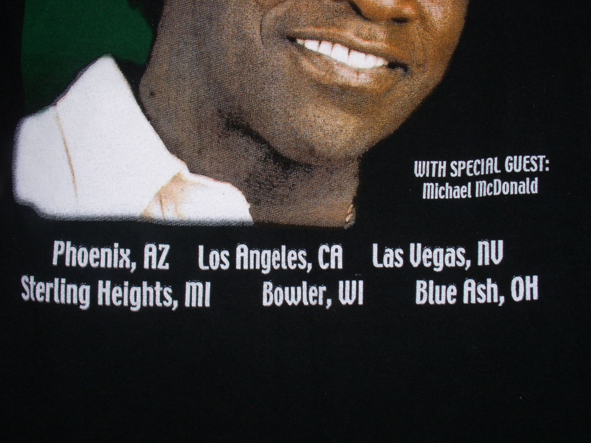 Delta Al Green Concert Tour T Shirt Vintage 2002 Michael McDonald Size US L / EU 52-54 / 3 - 5 Thumbnail