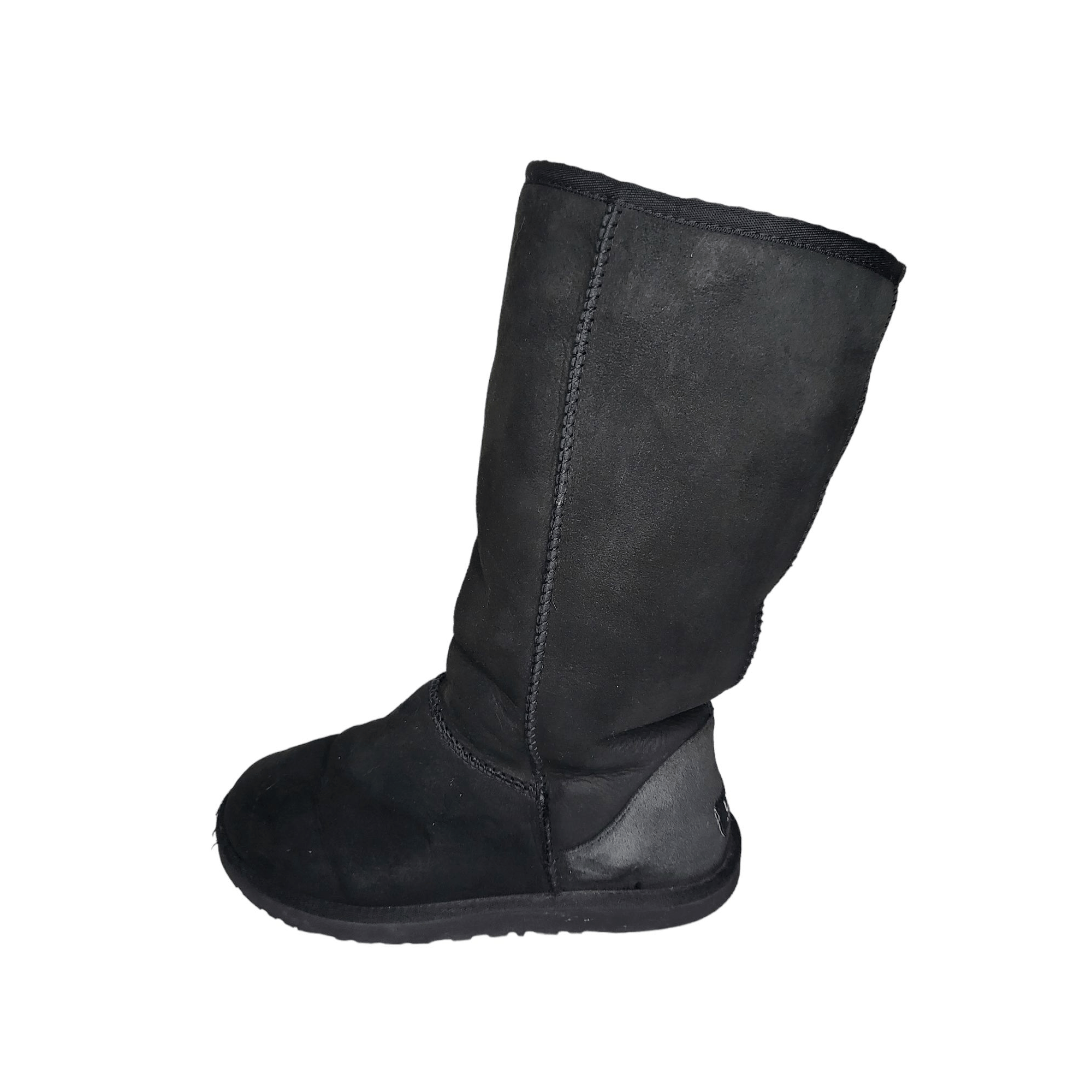 ugg classic ii short sheepskin boots black