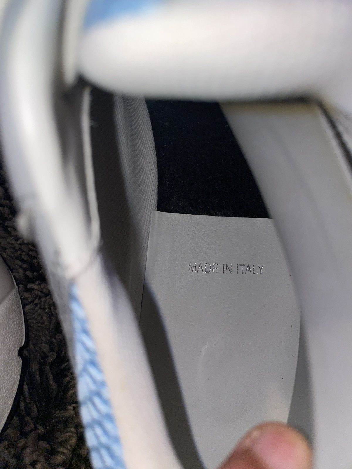 Dior Dior B22 White/Blue Calfskin Sneaker Size US 11 / EU 44 - 13 Thumbnail