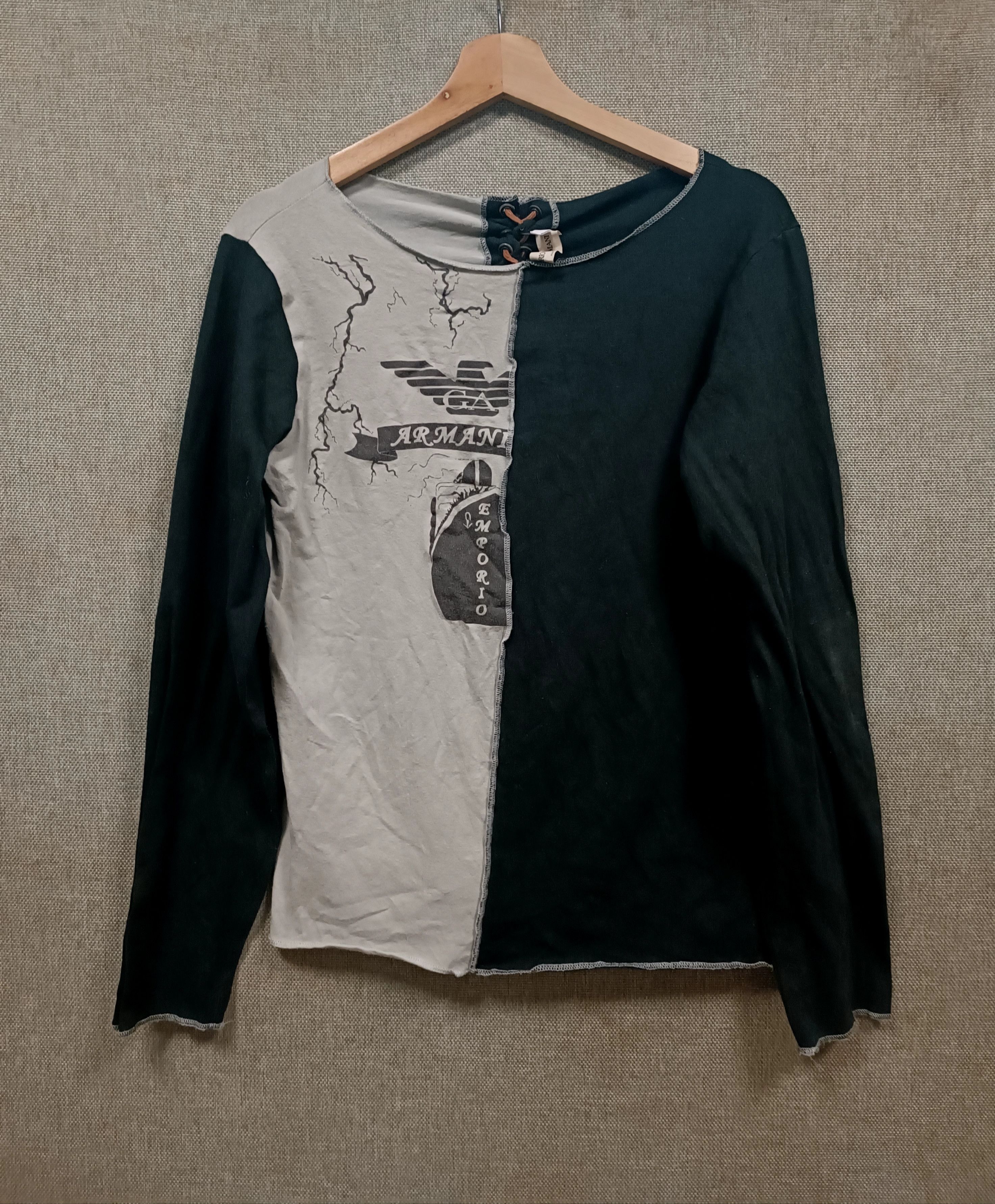Emporio Armani vintage t shirt long sleeve emporio armani made in italy Size US S / EU 44-46 / 1 - 1 Thumbnail