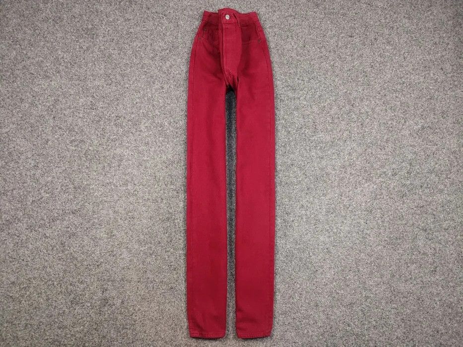 Levi's Rare Vintage 90's Levis 501 Red Denim Jeans Made in USA Size US 32 / EU 48 - 1 Thumbnail