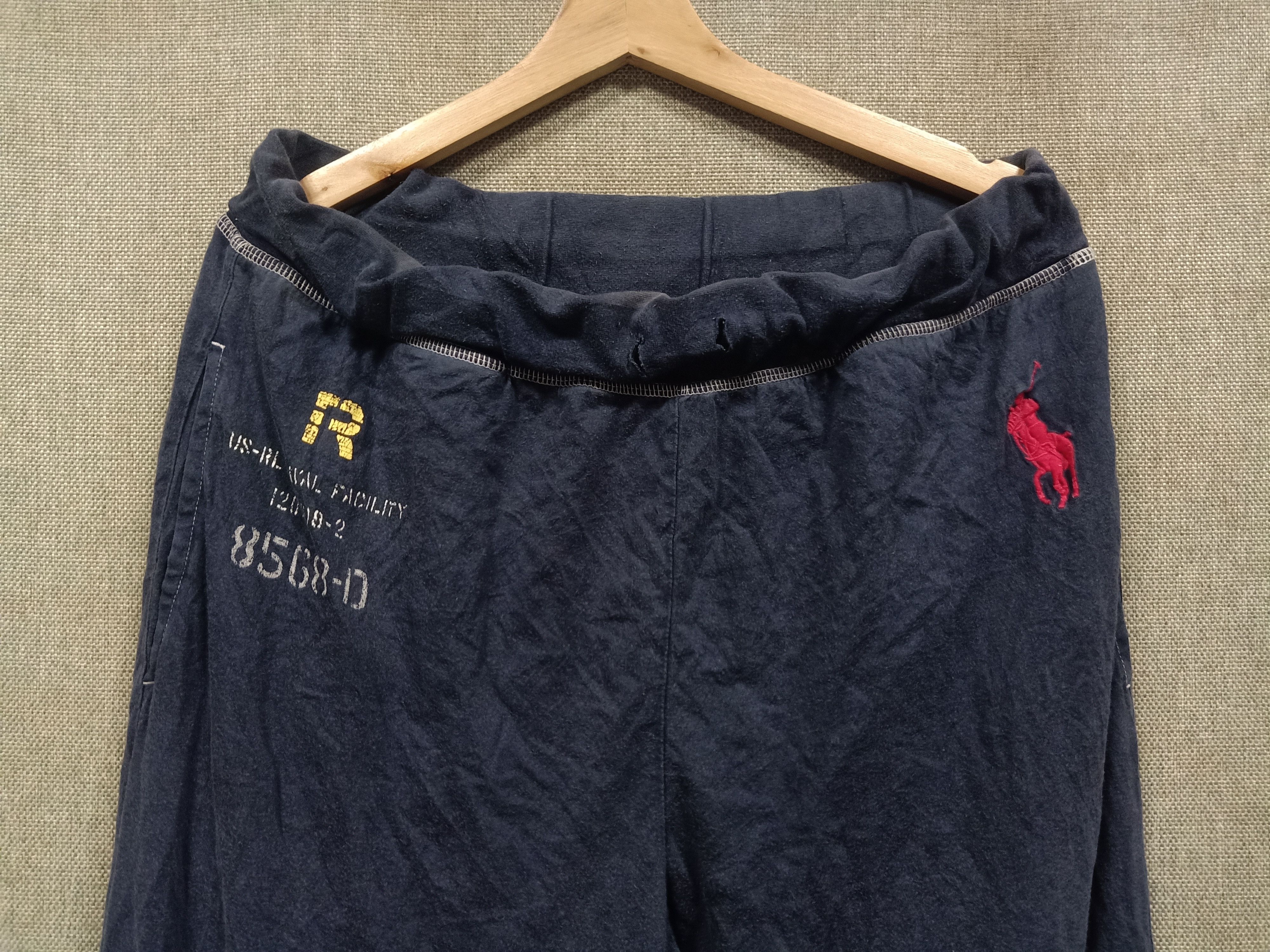 Polo Ralph Lauren × Ralph Lauren × Vintage Vintage 90s jogger pants ralph lauren us naval facility Size US 37 - 2 Thumbnail