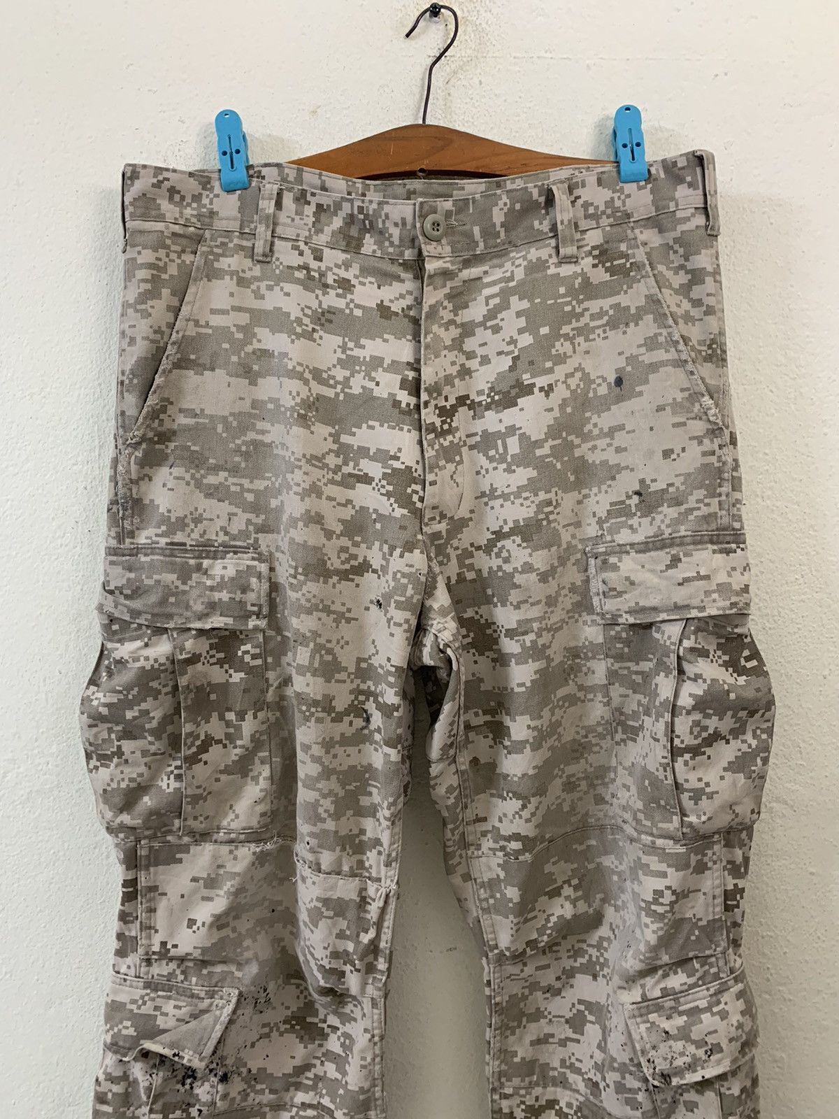Japanese Brand Japanese Brand Camo Utility Tactical Military Cargo Pants Size US 35 - 3 Thumbnail
