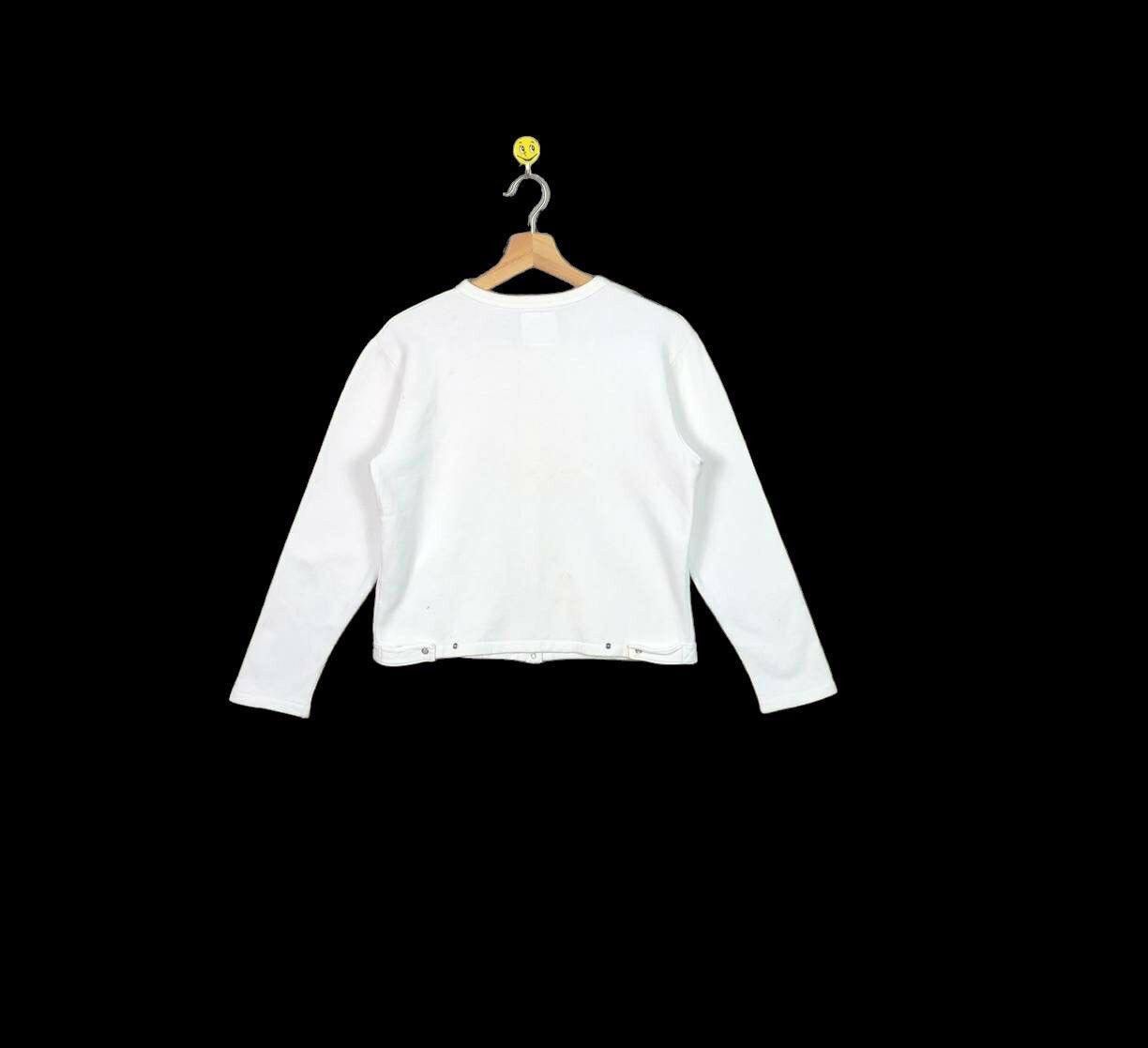 Plain Agnes B. Button Ups White Tee Shirt