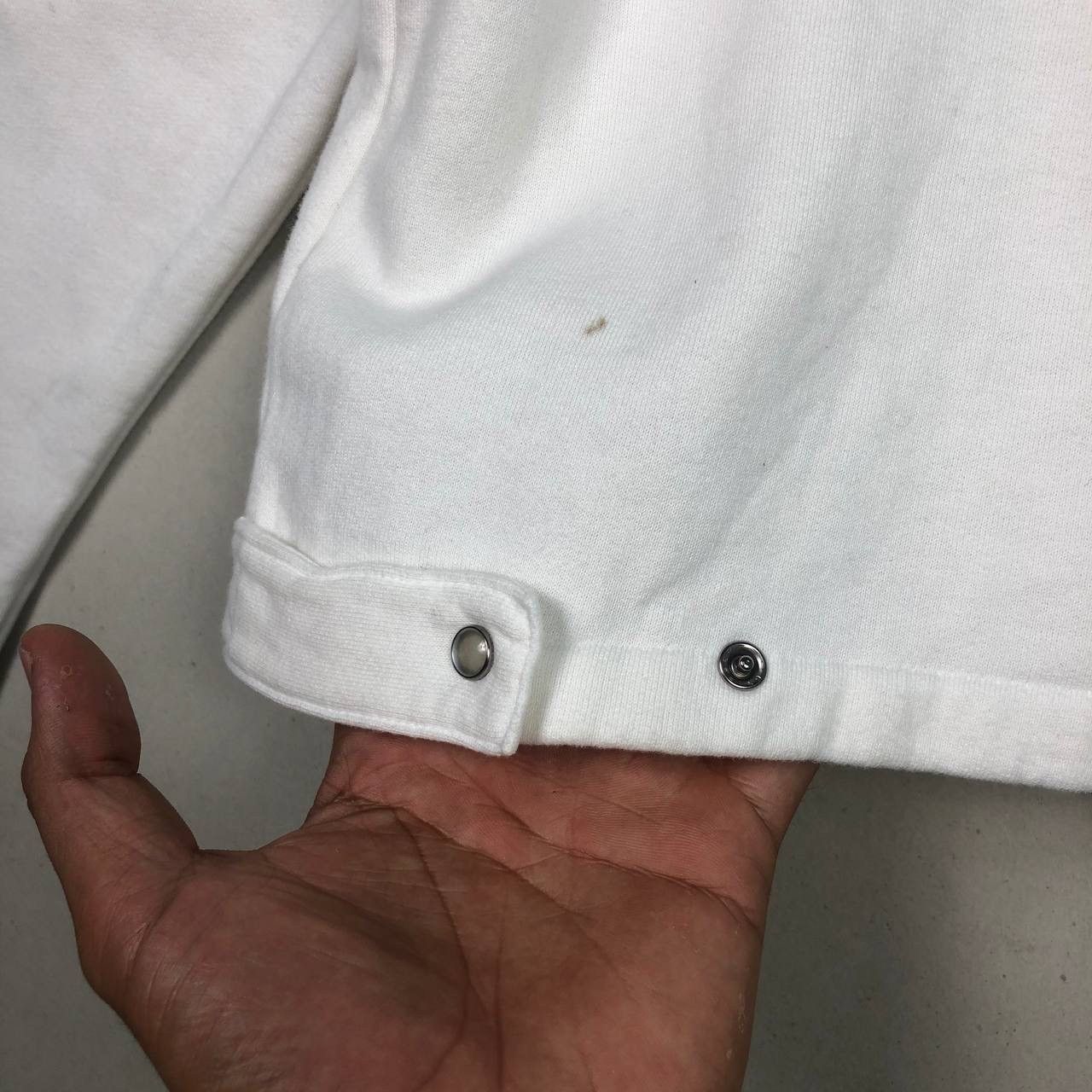 Plain Agnes B. Button Ups White Tee Shirt