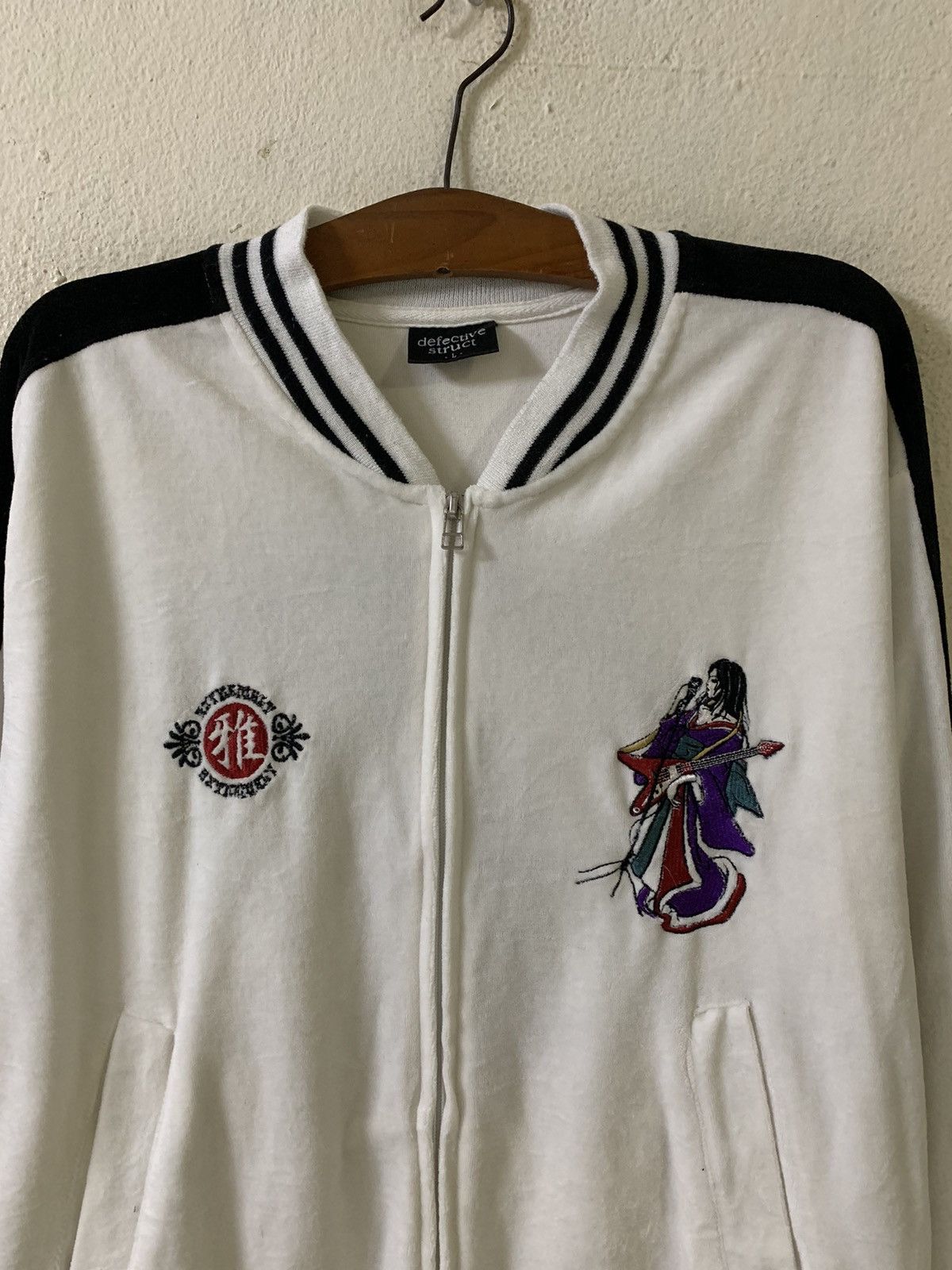 Japanese Brand Defective Struct Sukajan Zipper Sweater Jacket Size US M / EU 48-50 / 2 - 10 Thumbnail