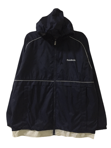 Reebok VINTAGE Reebok Hoodie Tracksuit Jacket Size US XL / EU 56 / 4 - 1 Thumbnail