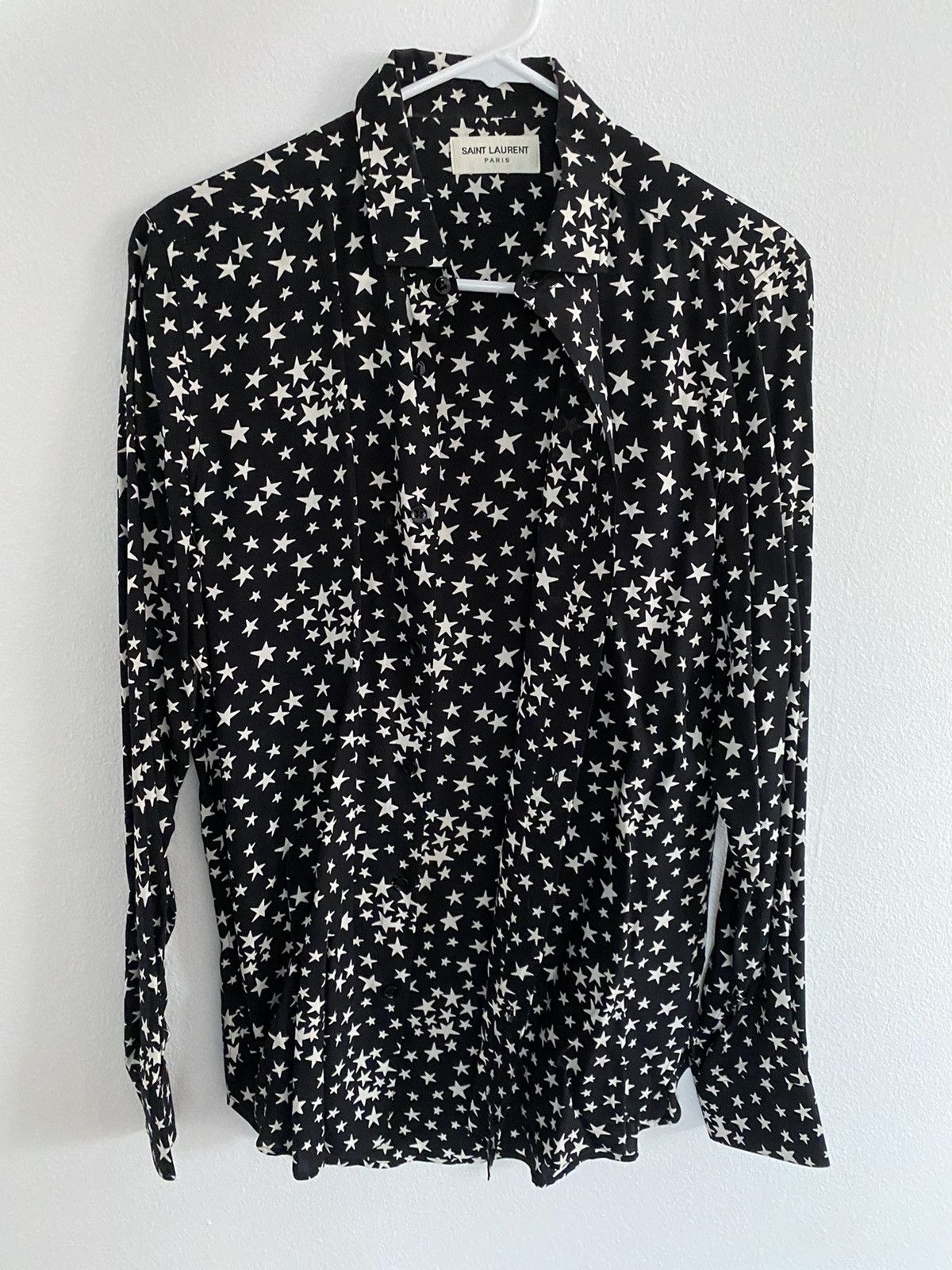 Saint Laurent Paris Saint Laurent star shirt 2017ss Size US S / EU 44-46 / 1 - 4 Thumbnail