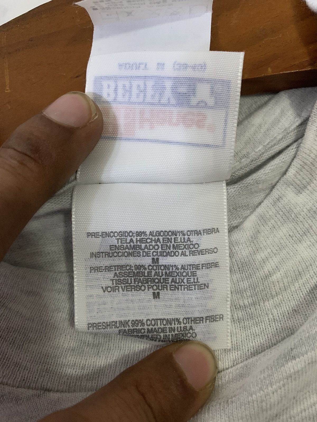 Hanes Vintage Shaq Bar Tshirt Size US M / EU 48-50 / 2 - 6 Thumbnail