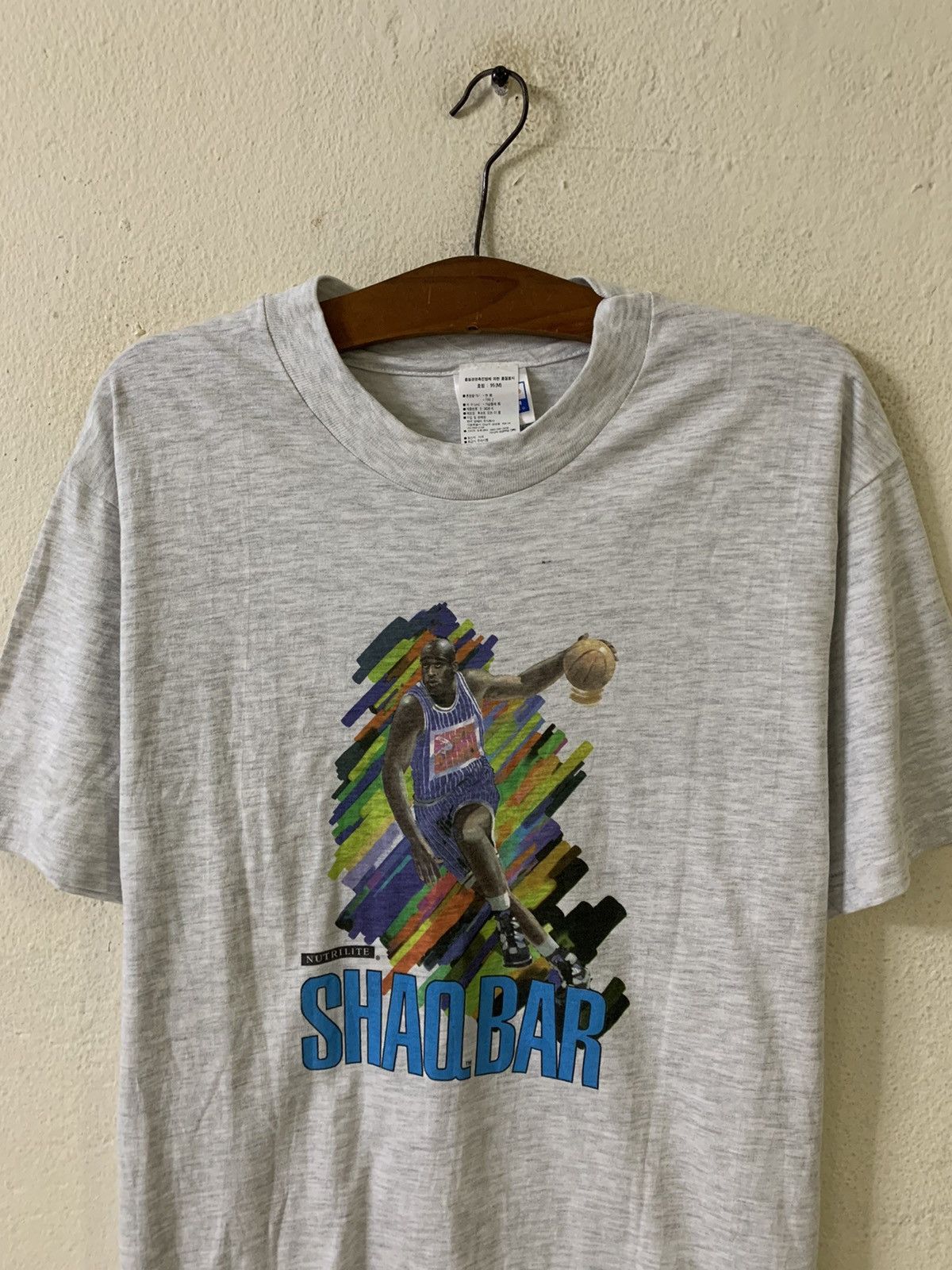 Hanes Vintage Shaq Bar Tshirt Size US M / EU 48-50 / 2 - 4 Thumbnail