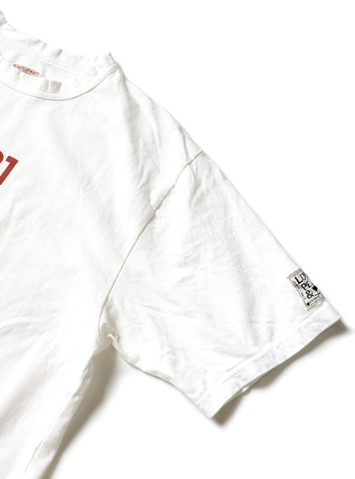 Kapital Kapital Bracket Tee *EXCLUSIVE* (White/Red) Size US M / EU 48-50 / 2 - 3 Thumbnail