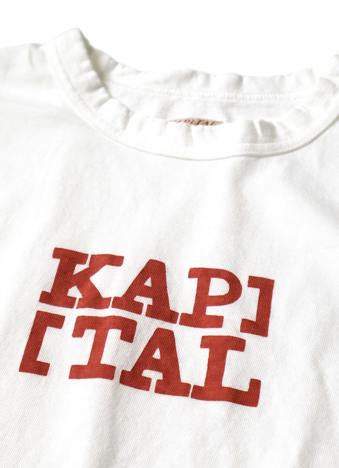 Kapital Kapital Bracket Tee *EXCLUSIVE* (White/Red) Size US M / EU 48-50 / 2 - 2 Thumbnail